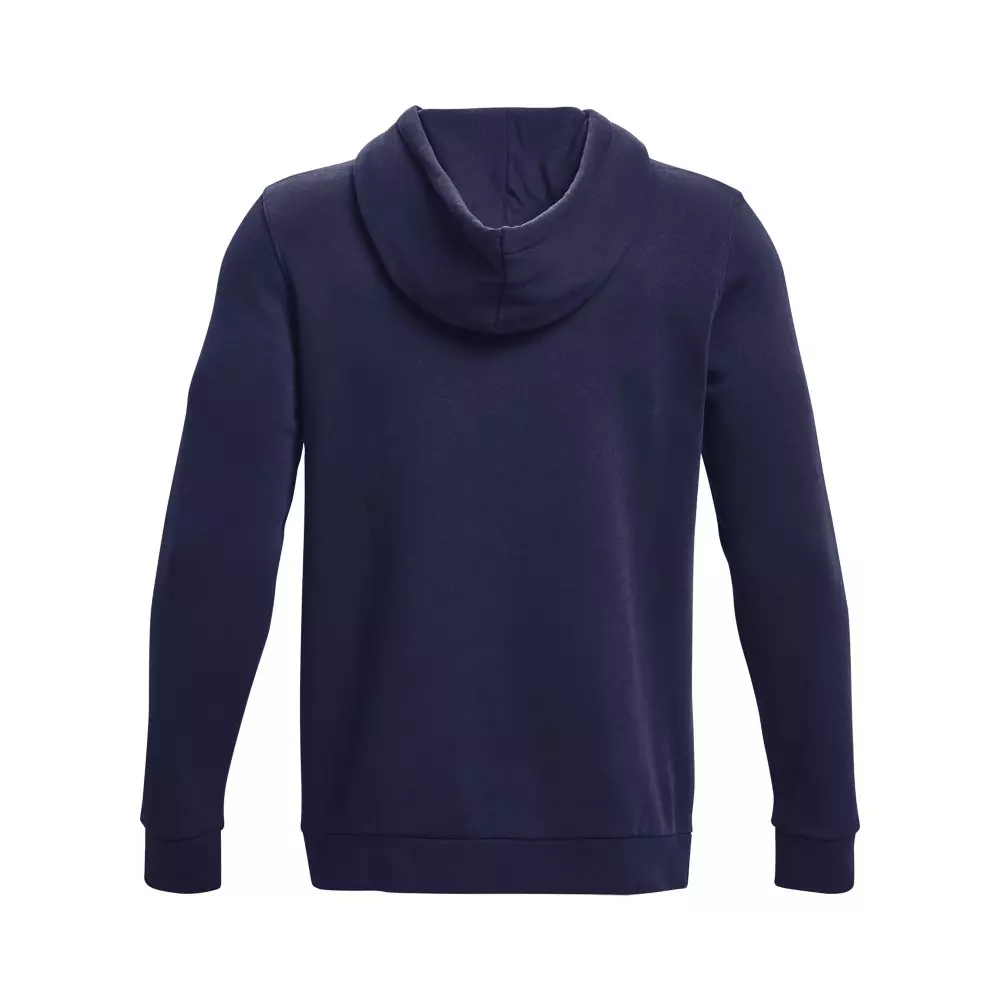 Under Armour Men's Essential Fleece Hoodie - NAVY/WHITE
