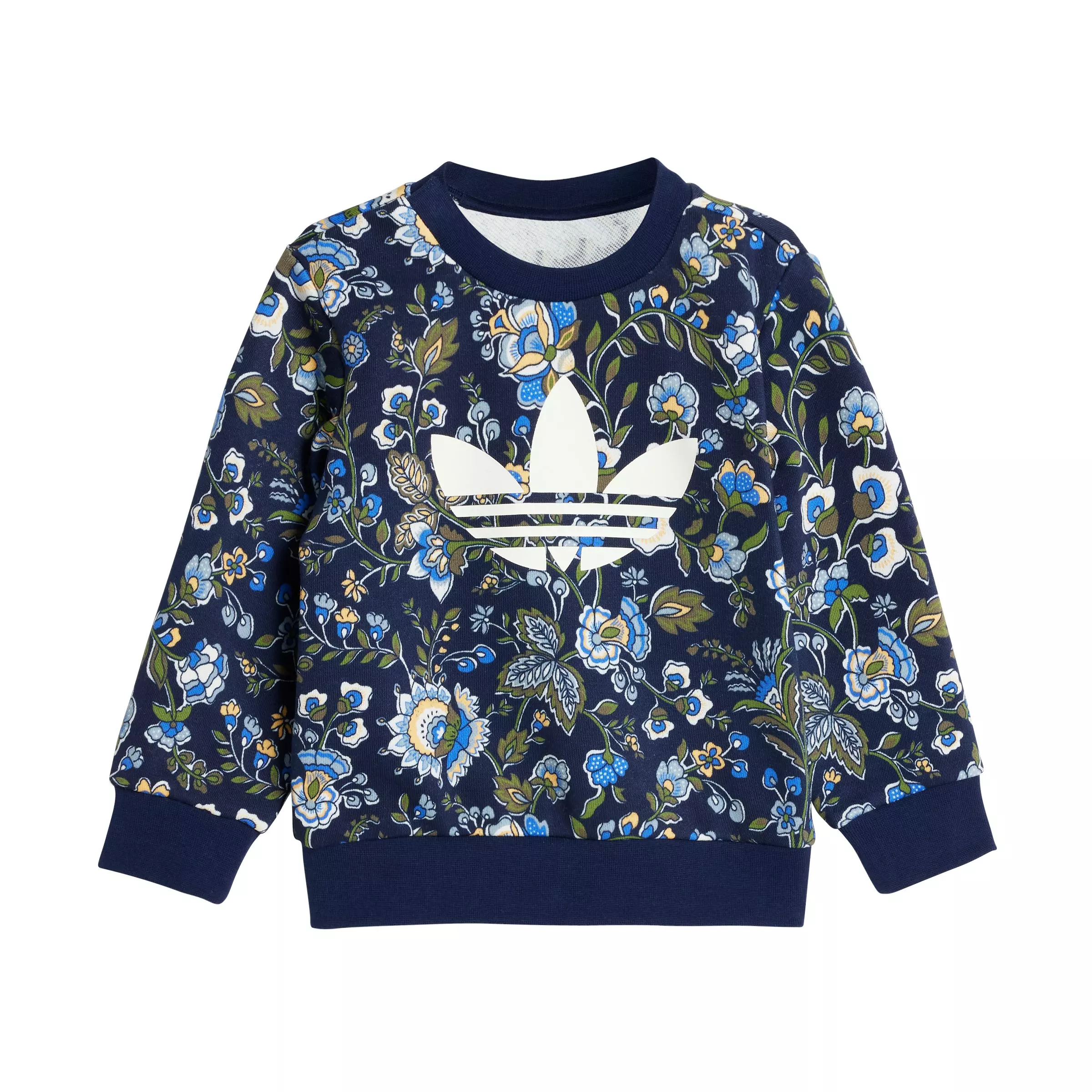 adidas Originals Infant Kids' Originals x Liberty London Crew Set - Blue/Multi - BLUE/MULTI