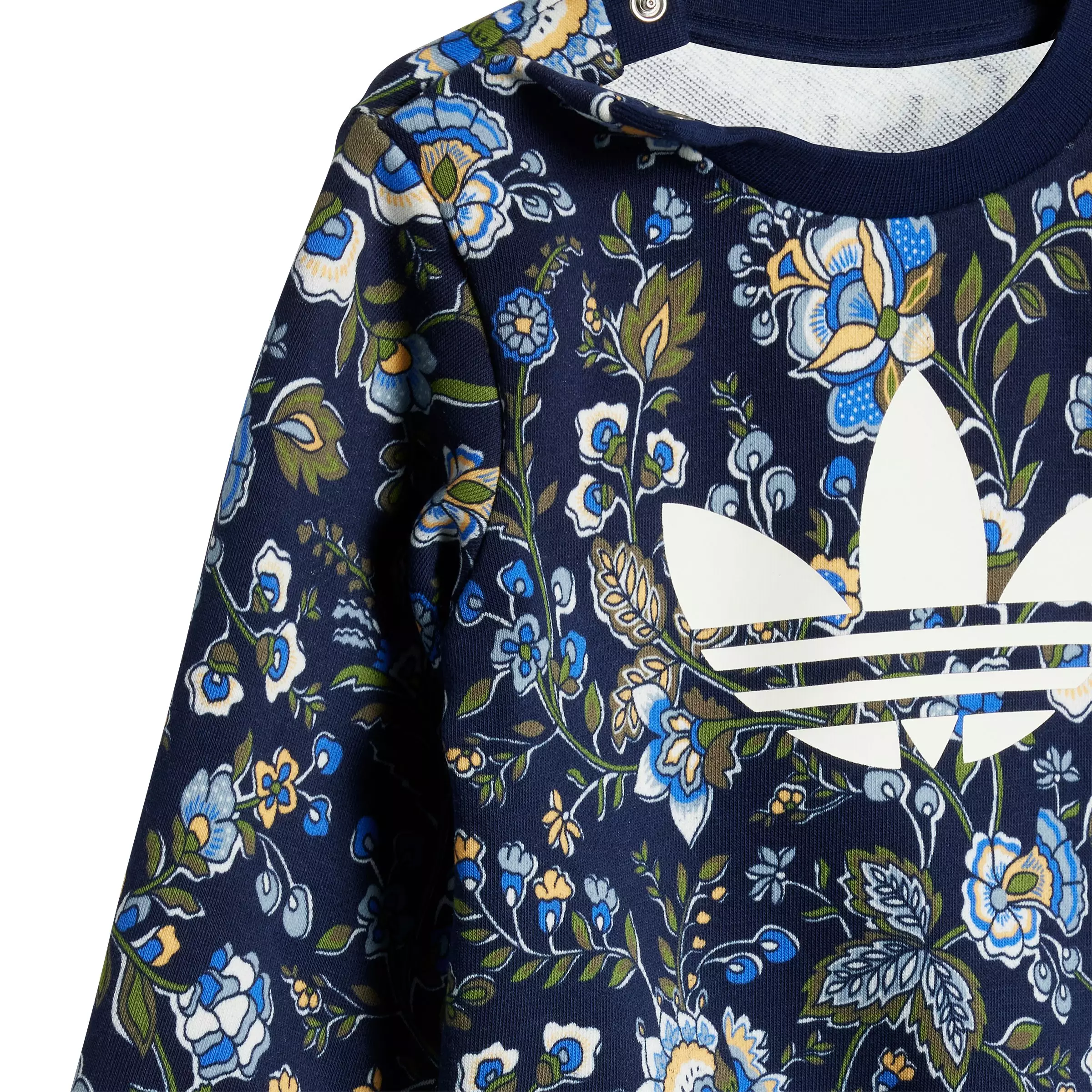 adidas Originals Infant Kids' Originals x Liberty London Crew Set - Blue/Multi - BLUE/MULTI