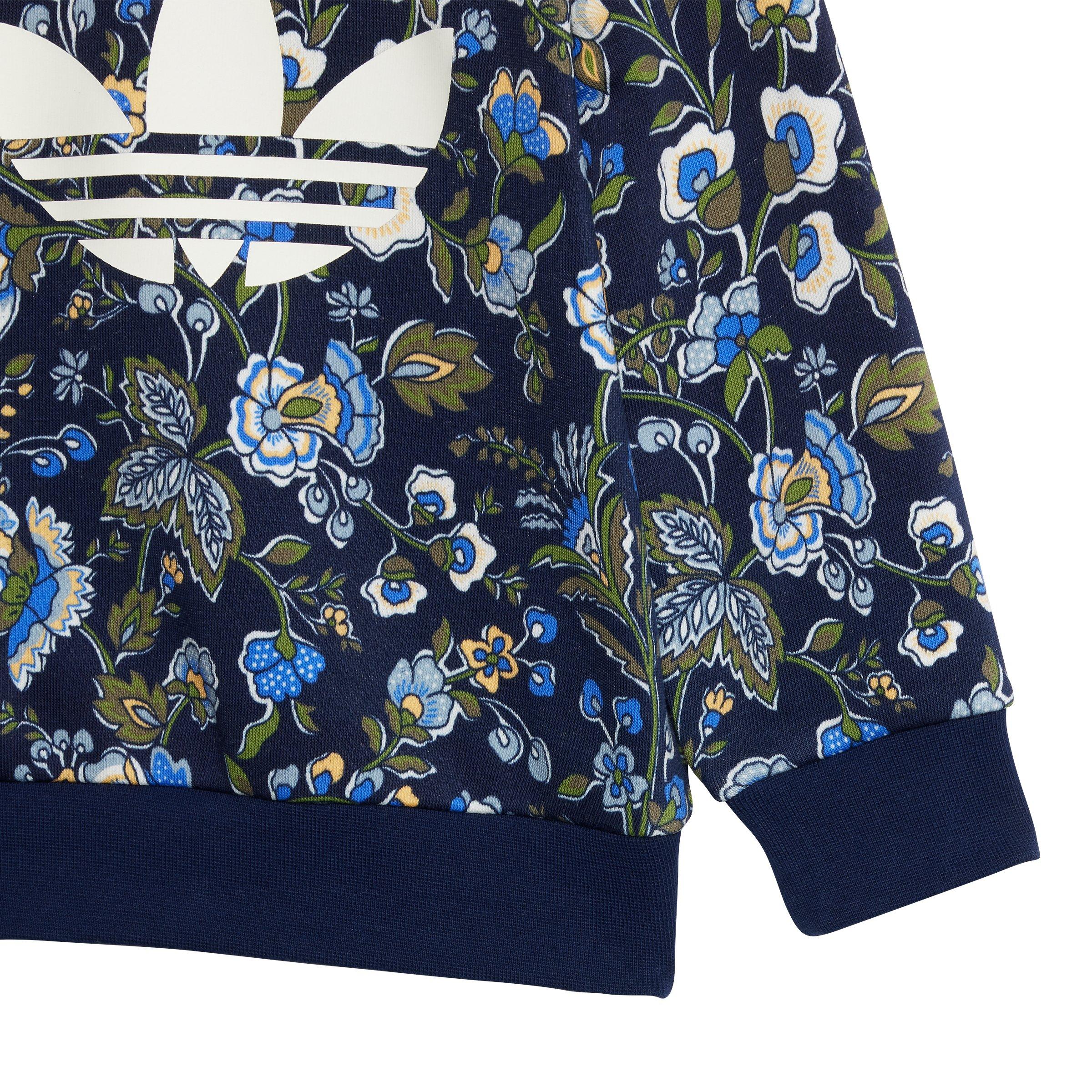 adidas Originals x Liberty London Infant Kids' Blue/Multi Crew Set
