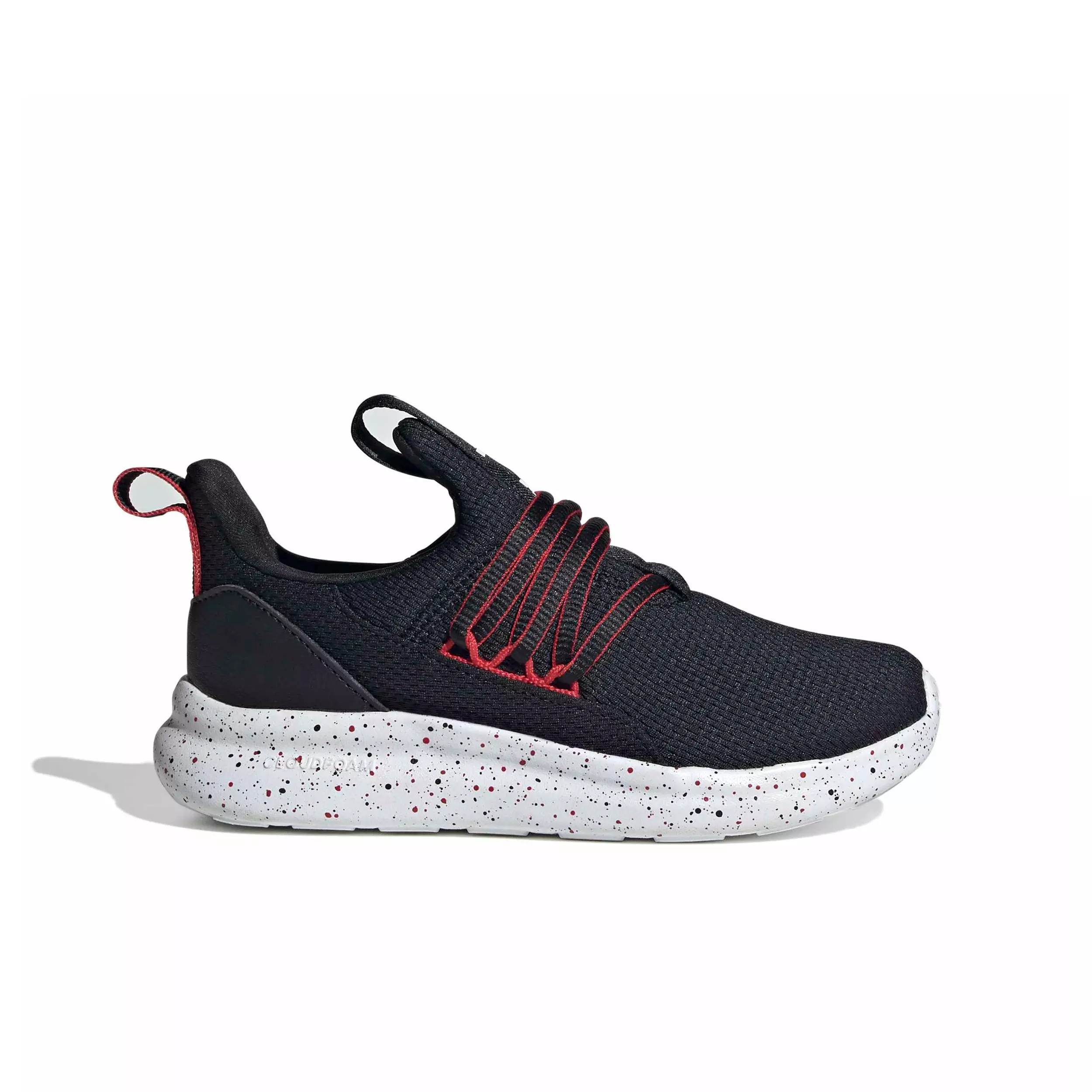 adidas Lite Racer Adapt 7.0 "Core Black/Ftwr White/Better Scarlet" Preschool Boys' Shoe - BLACK/WHITE/SCARLET