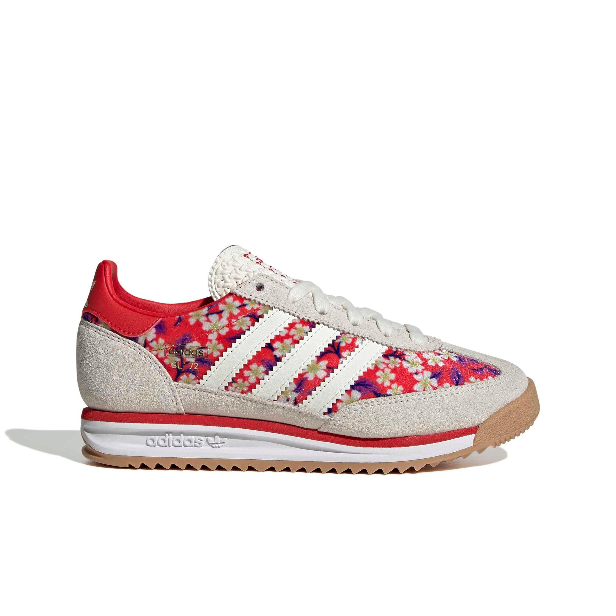 adidas Originals SL 72 RS x Liberty London Grade School Girls' "Off White/Alumina" Shoe