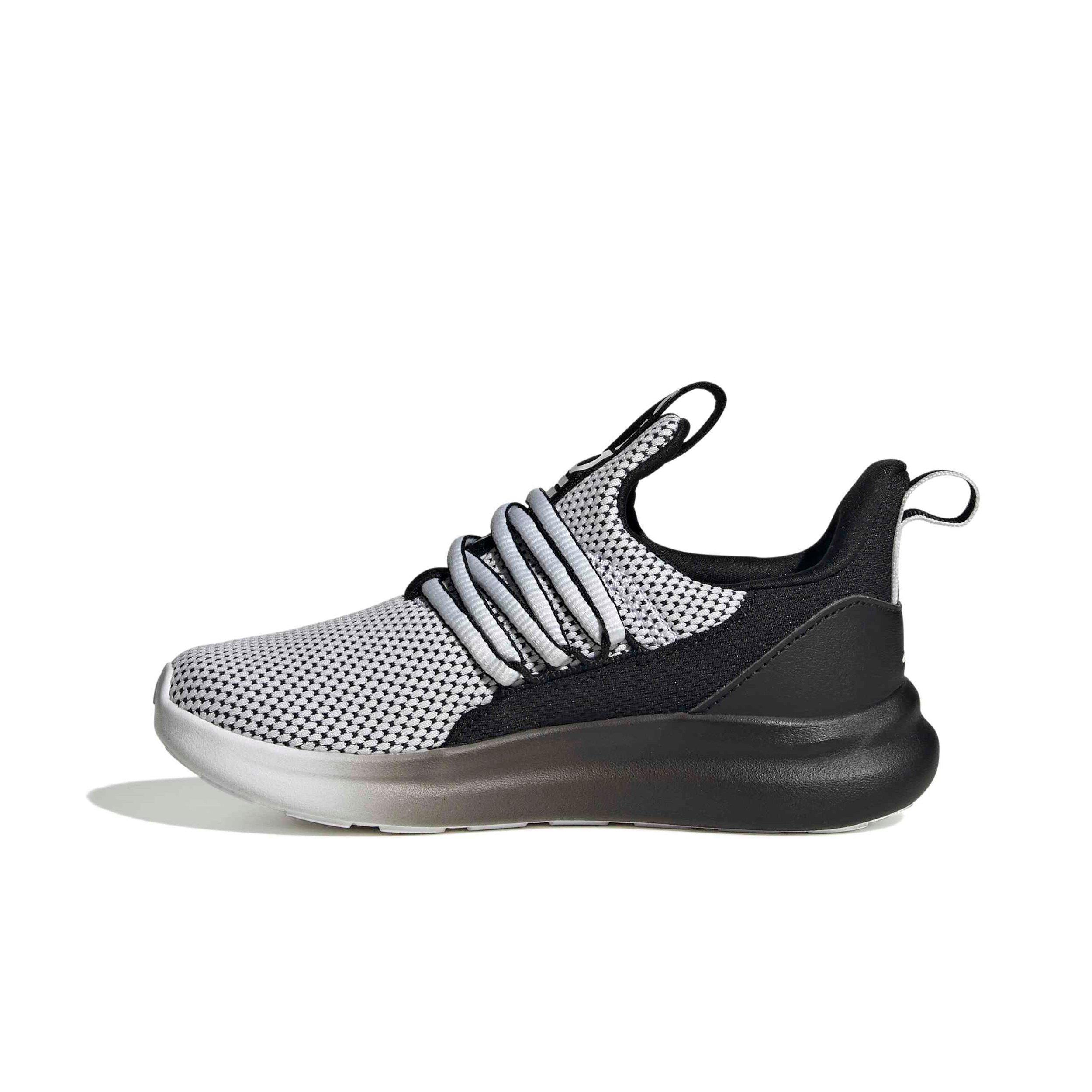 adidas Lite Racer Adapt 7.0 "Ftwr White/Core Black/Ftwr White" Preschool Boys' Shoe - WHITE/BLACK/WHITE