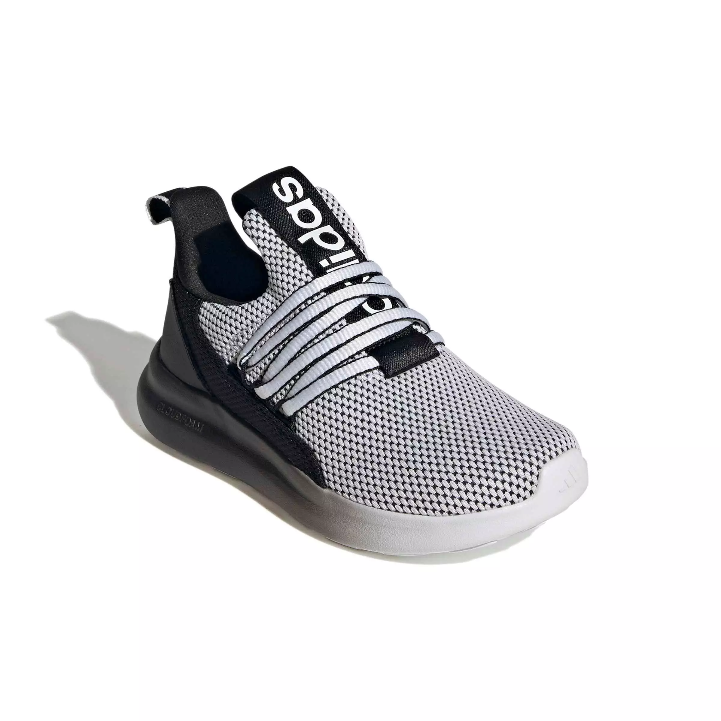 adidas Lite Racer Adapt 7.0 "Ftwr White/Core Black/Ftwr White" Preschool Boys' Shoe - WHITE/BLACK/WHITE