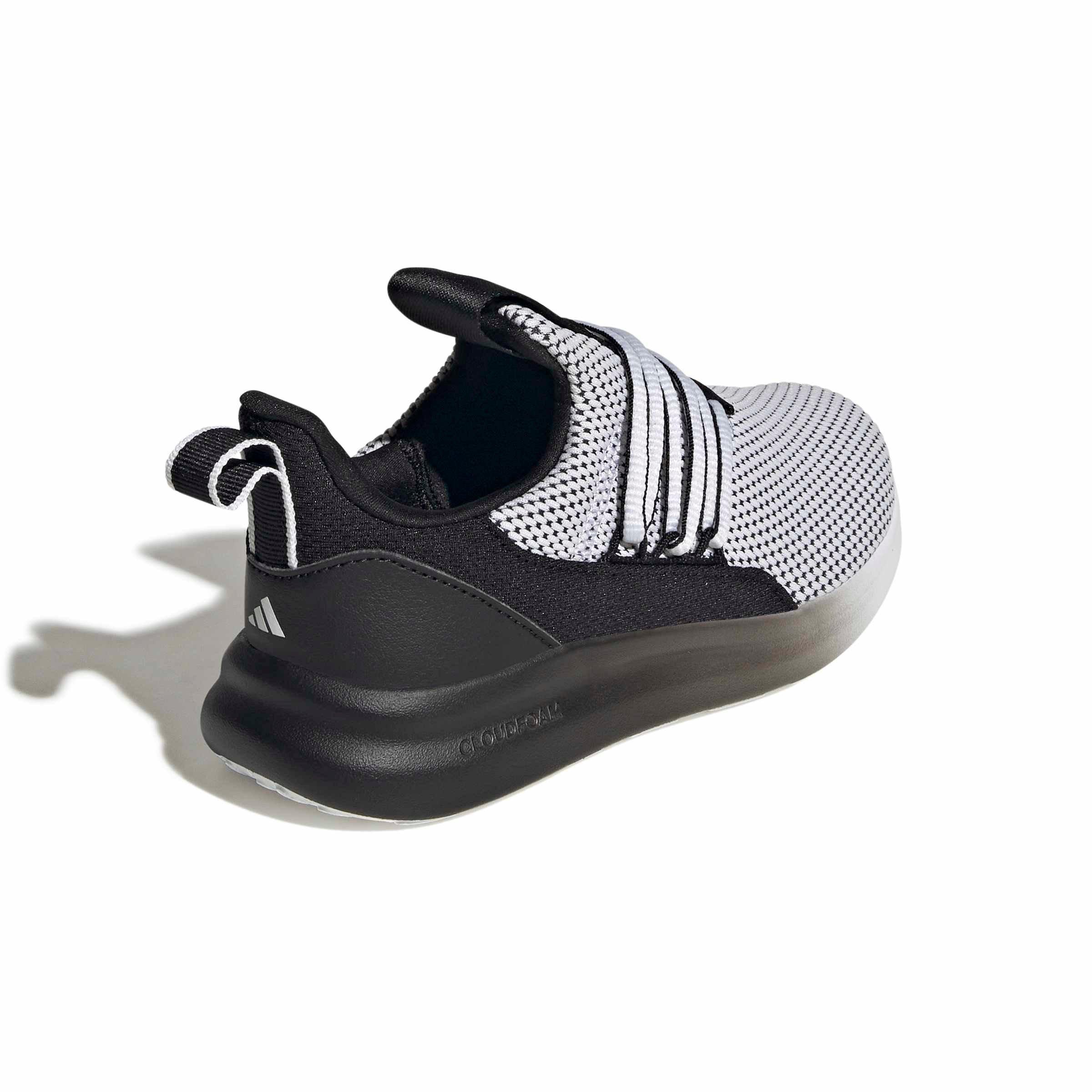 adidas Lite Racer Adapt 7.0 "Ftwr White/Core Black/Ftwr White" Preschool Boys' Shoe - WHITE/BLACK/WHITE