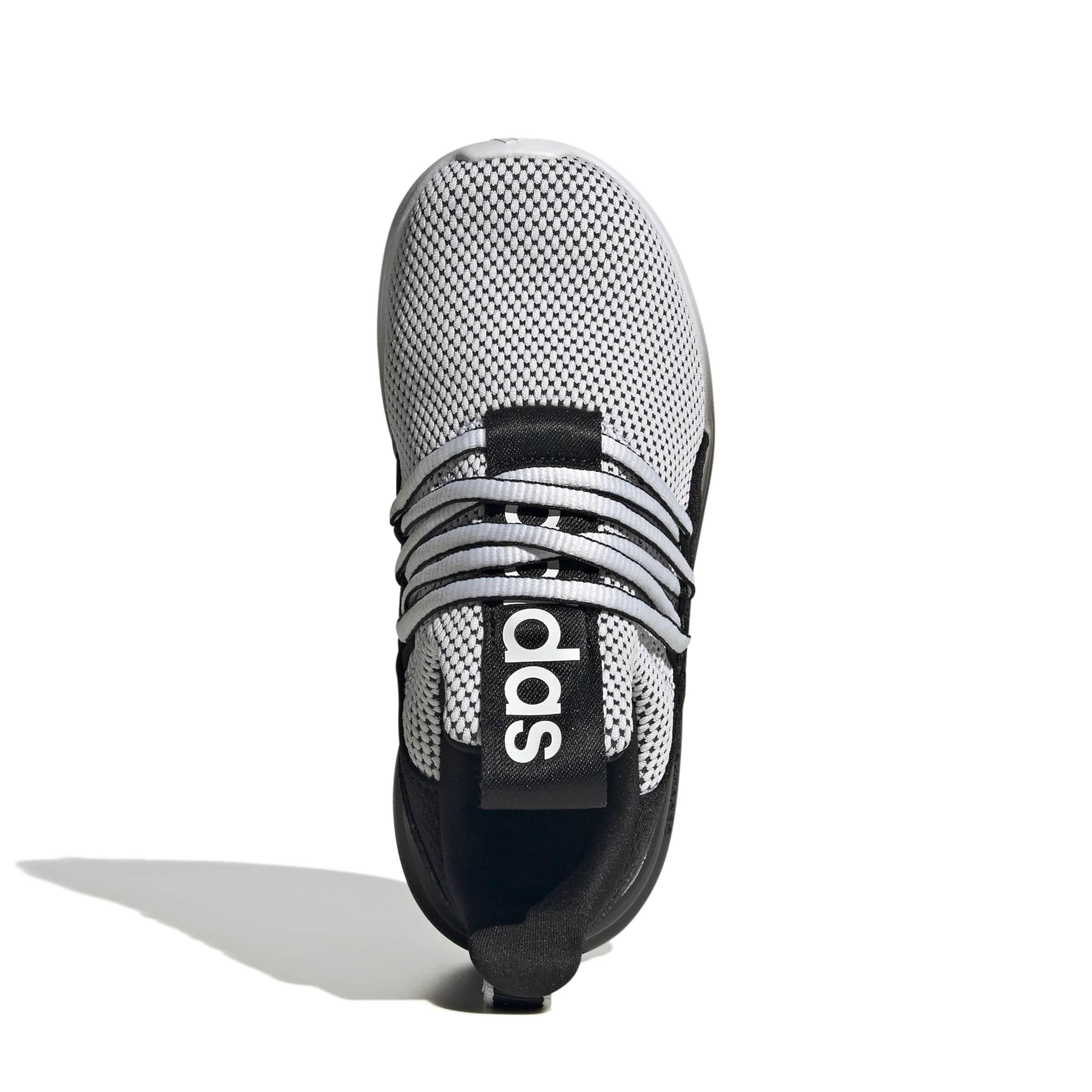 adidas Lite Racer Adapt 7.0 "Ftwr White/Core Black/Ftwr White" Preschool Boys' Shoe - WHITE/BLACK/WHITE