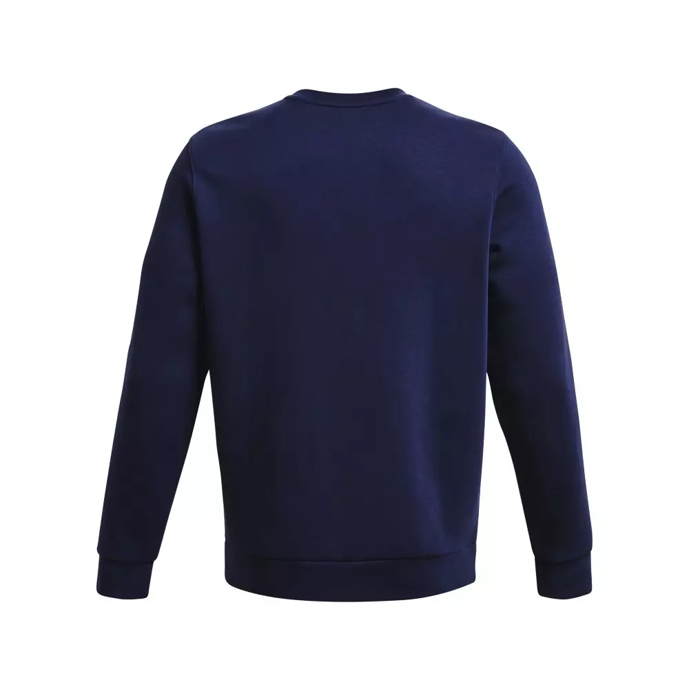 Under Armour Men's Essential Fleece Crew Sweatshirt - NAVY/WHITE