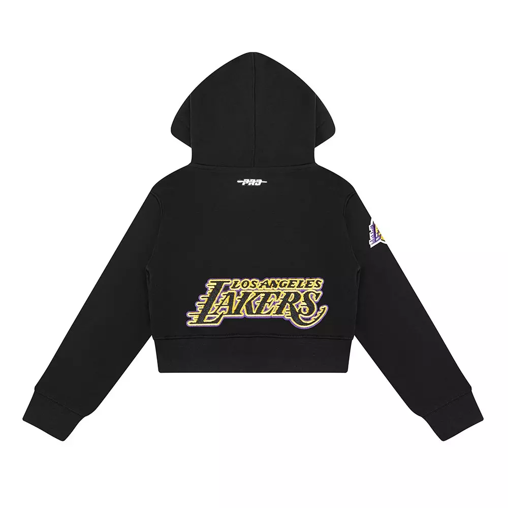Pro Standard Toddler Girls'​ NBA Los Angeles Lakers​ Classic​ Full-Zip Jacket -Black - BLACK