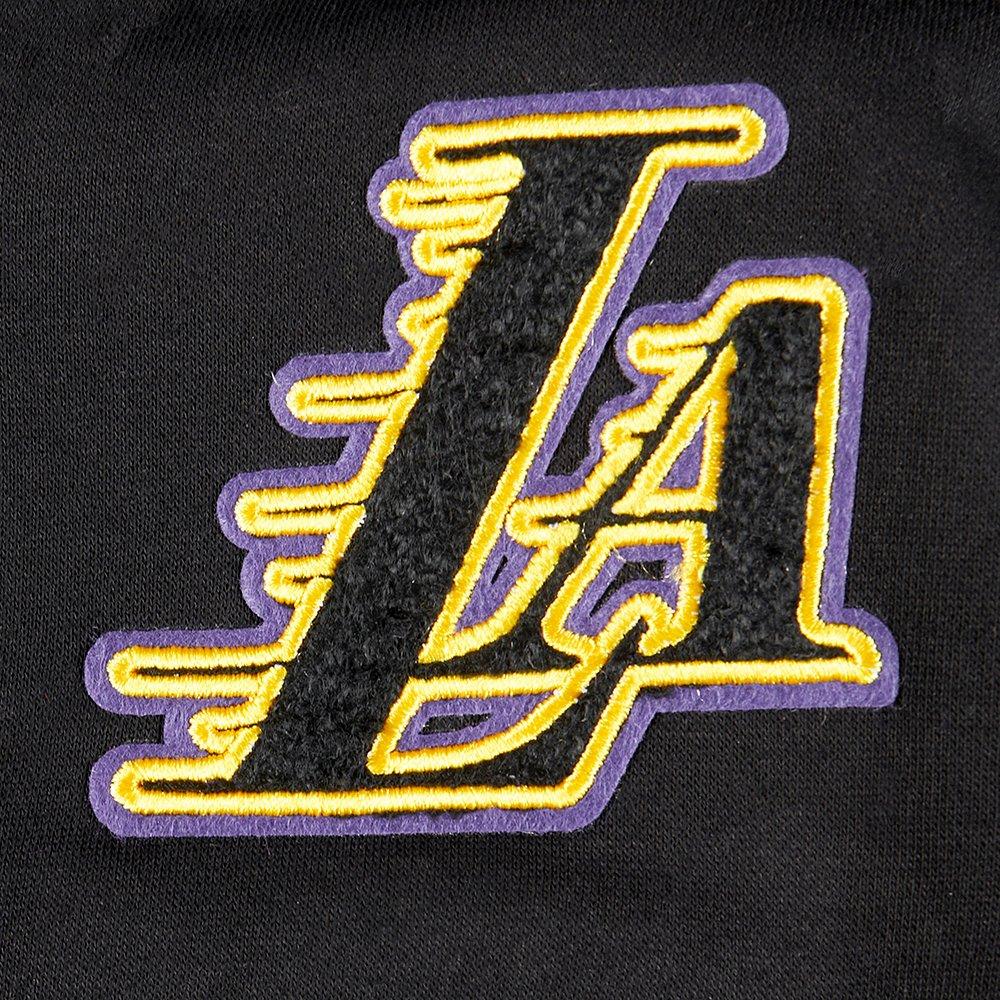 Pro Standard Toddler Girls'​ NBA Los Angeles Lakers​ Classic​ Full-Zip Jacket -Black - BLACK Thumbnail View 3