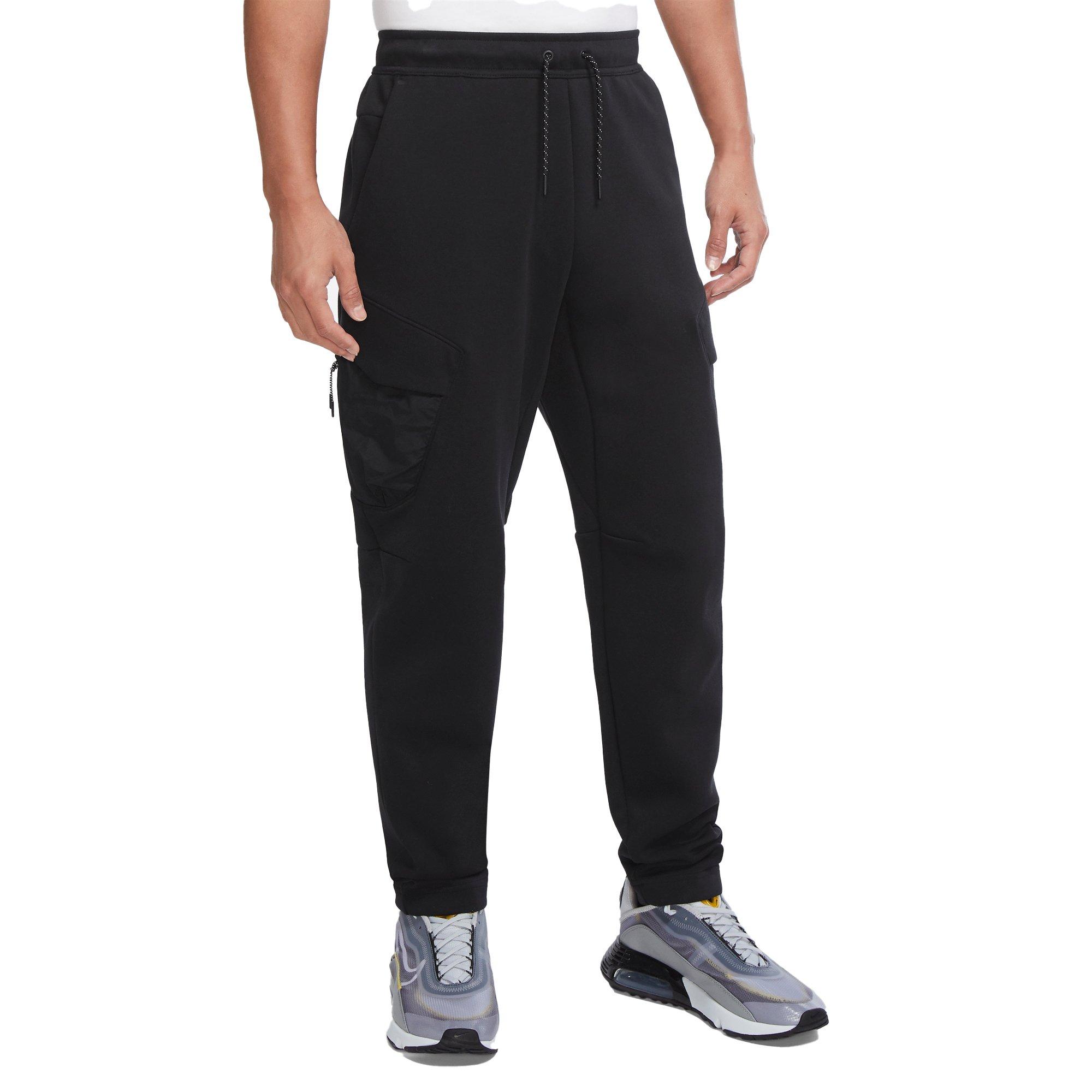 Nike Men's Sportswear Tech Fleece Utility Pants - Grey - BLACK Thumbnail View 1