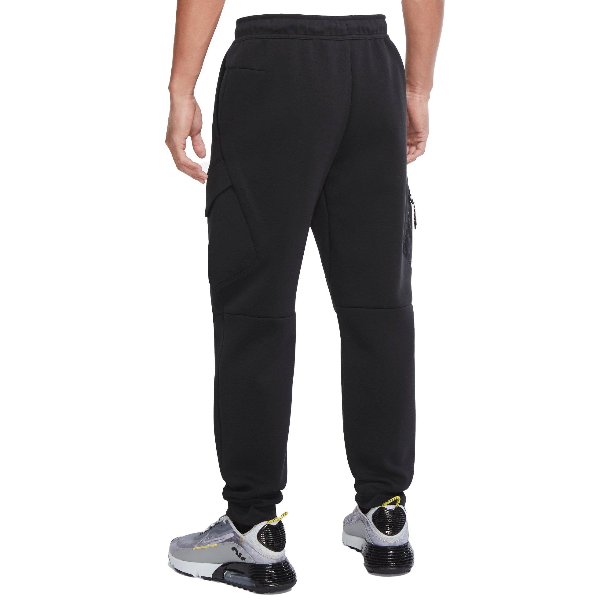 Nike Men's Sportswear Tech Fleece Utility Pants - Grey - BLACK Thumbnail View 2