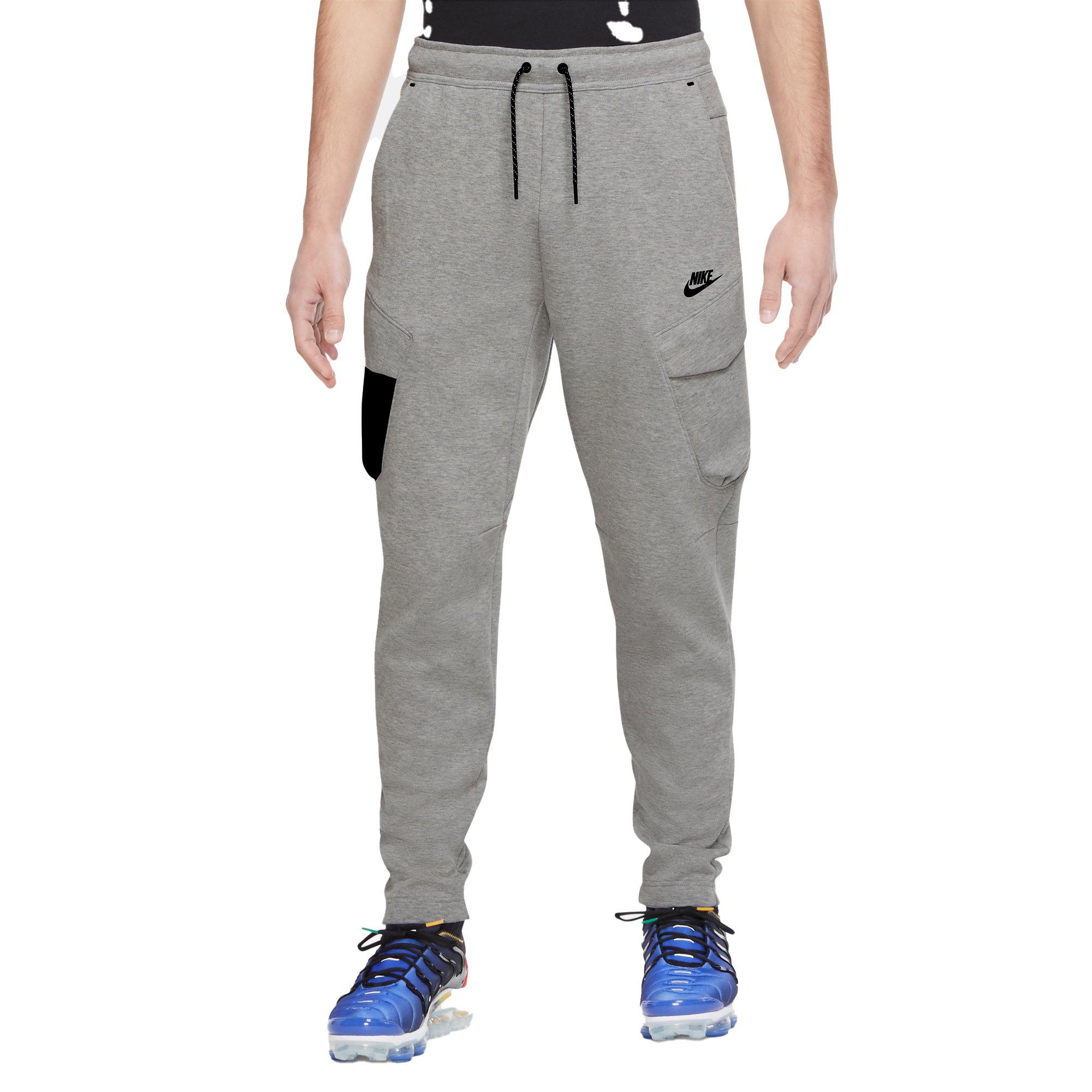 Nike Men's Sportswear Tech Fleece Utility Pants - Grey - GREY Thumbnail View 1