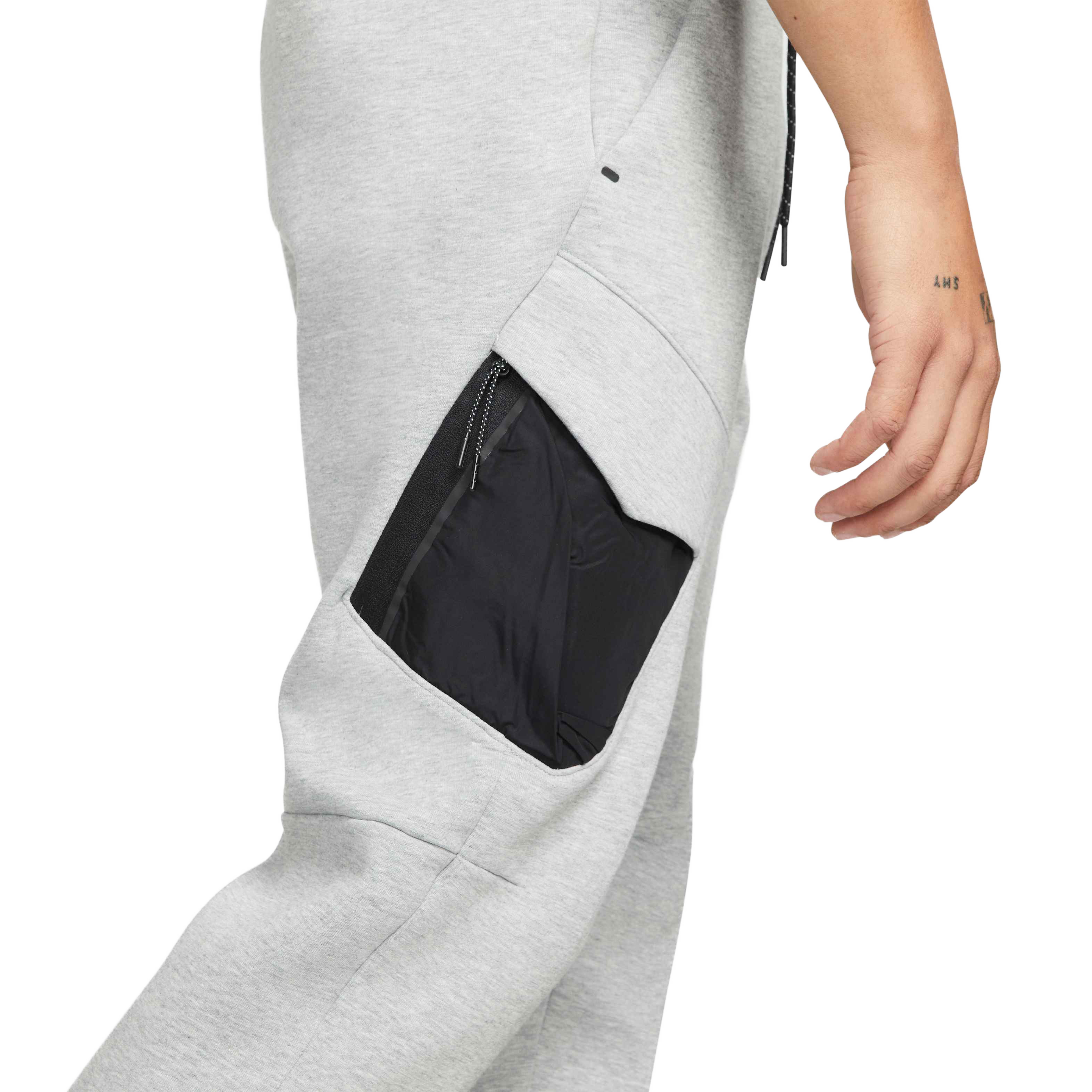 Nike Men's Sportswear Tech Fleece Utility Pants - Grey - GREY Thumbnail View 7