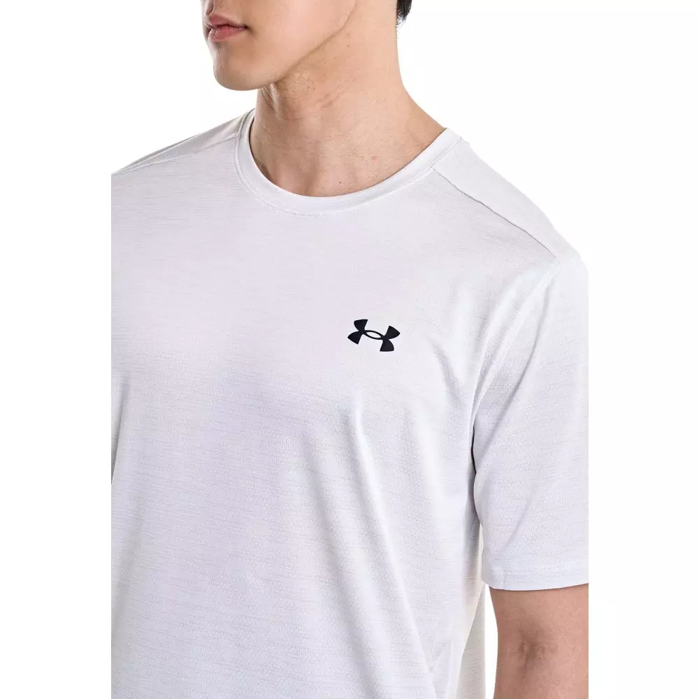 Under Armour Men's Tech Vent Short Sleeve T-Shirt - WHITE/BLACK