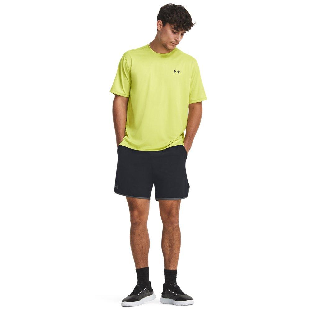 Under Armour Men's Tech Vent Short Sleeve T-Shirt - LIME Thumbnail View 4