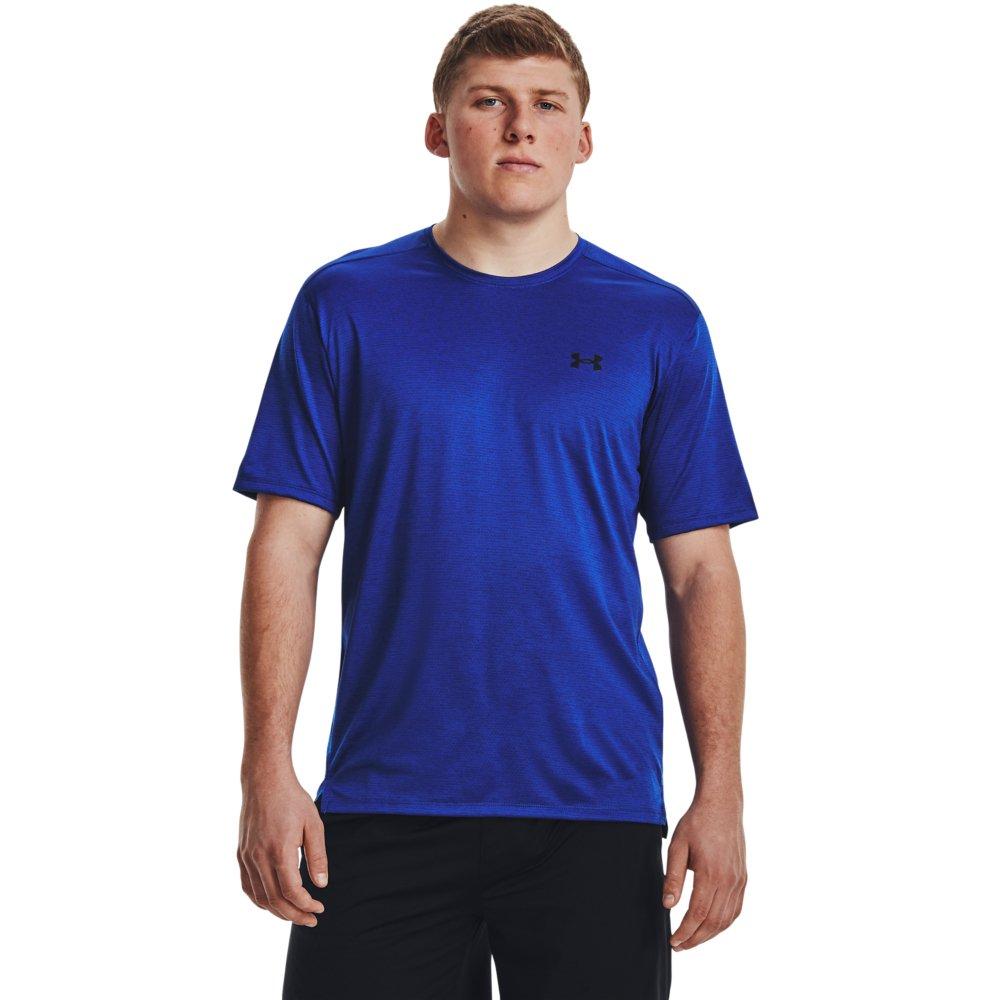 Under Armour Men's Tech Vent Short Sleeve T-Shirt - ROYAL/BLACK Thumbnail View 1