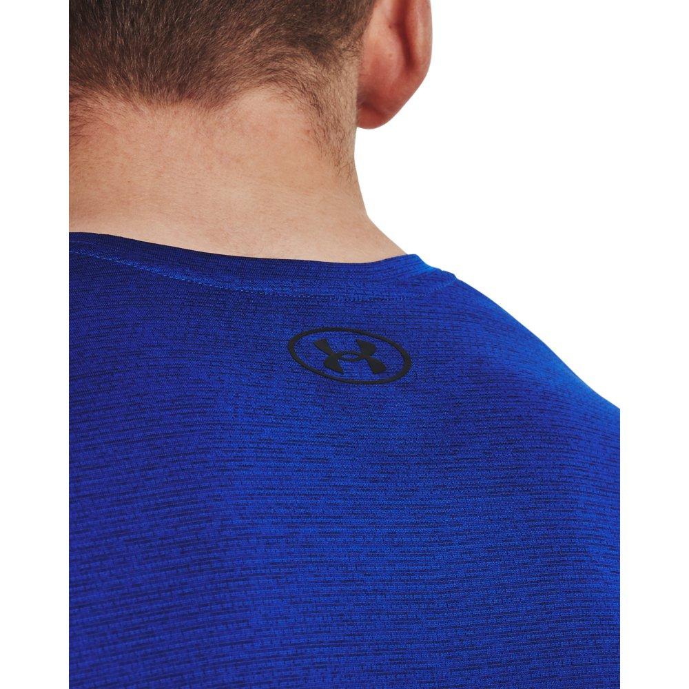 Under Armour Men's Tech Vent Short Sleeve T-Shirt - ROYAL/BLACK Thumbnail View 3