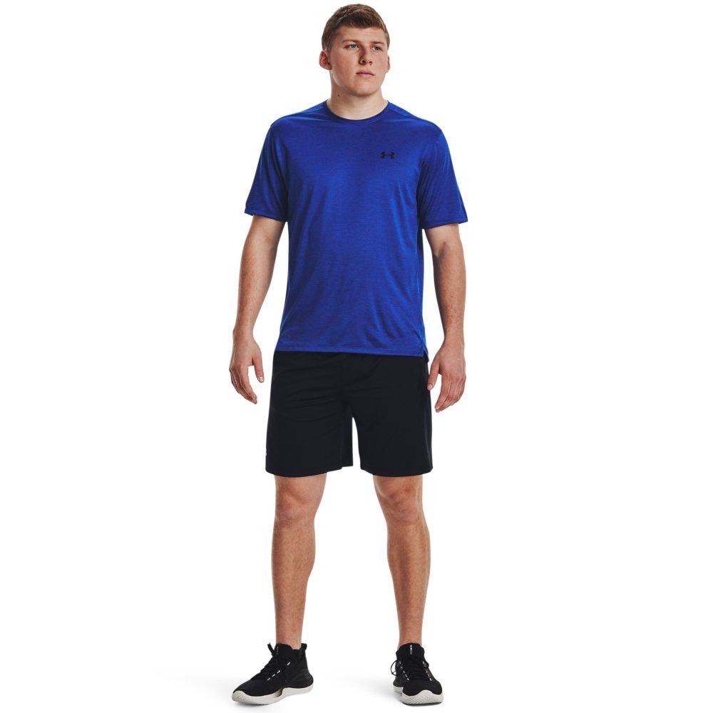 Under Armour Men's Tech Vent Short Sleeve T-Shirt - ROYAL/BLACK Thumbnail View 4
