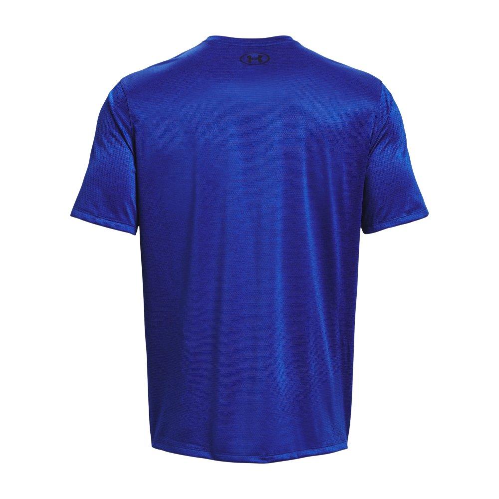 Under Armour Men's Tech Vent Short Sleeve T-Shirt - ROYAL/BLACK Thumbnail View 6