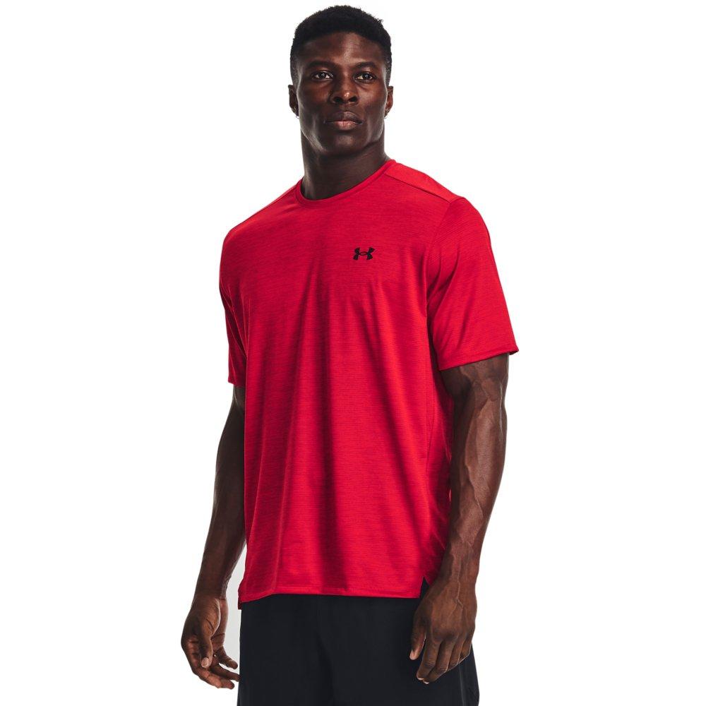 Under Armour Men's Tech Vent Short Sleeve T-Shirt - RED/BLACK Thumbnail View 1