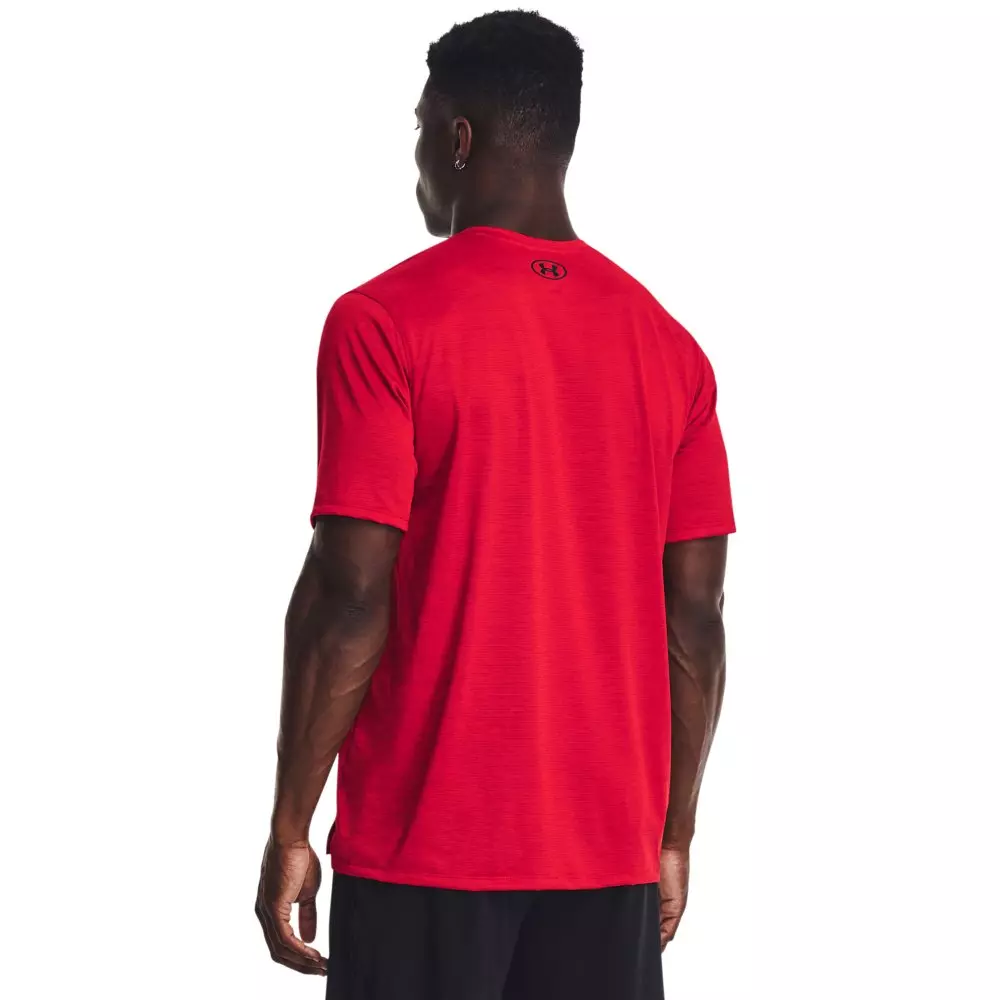 Under Armour Men's Tech Vent Short Sleeve T-Shirt - RED/BLACK