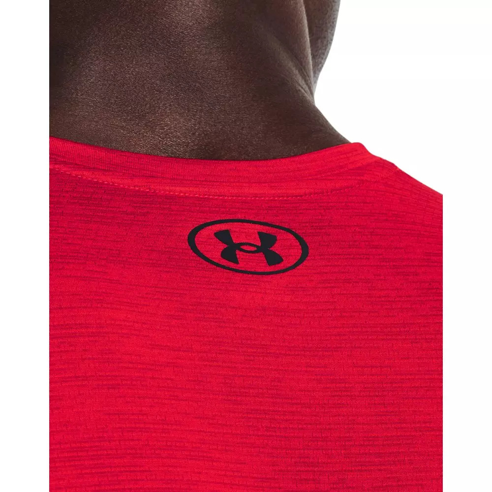 Under Armour Men's Tech Vent Short Sleeve T-Shirt - RED/BLACK