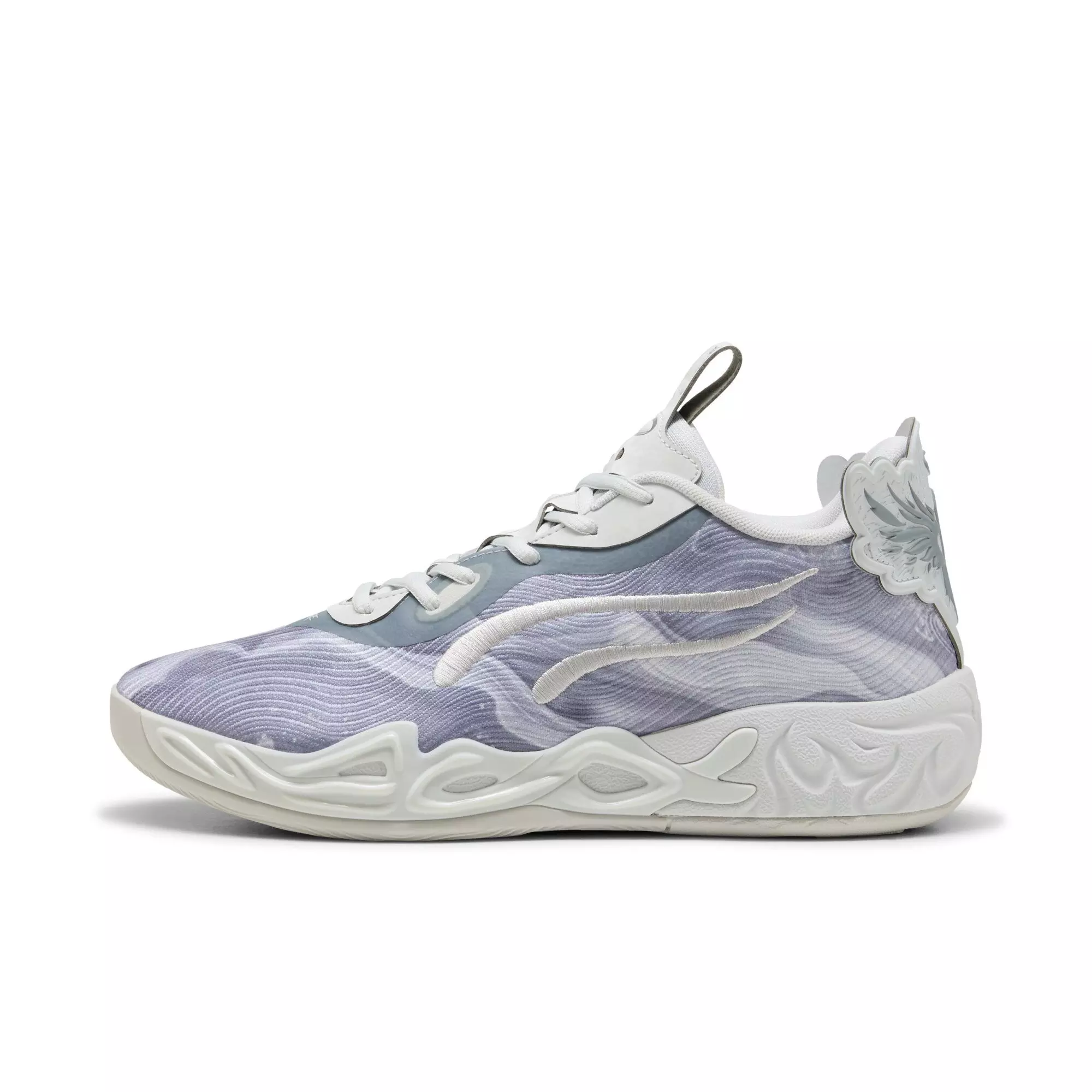 PUMA x LAMELO BALL MB.04 "Feather Grey/Cool Mid Grey/Cool Dark Gray" Men's Basketball Shoe - GREY/GREY/GREY