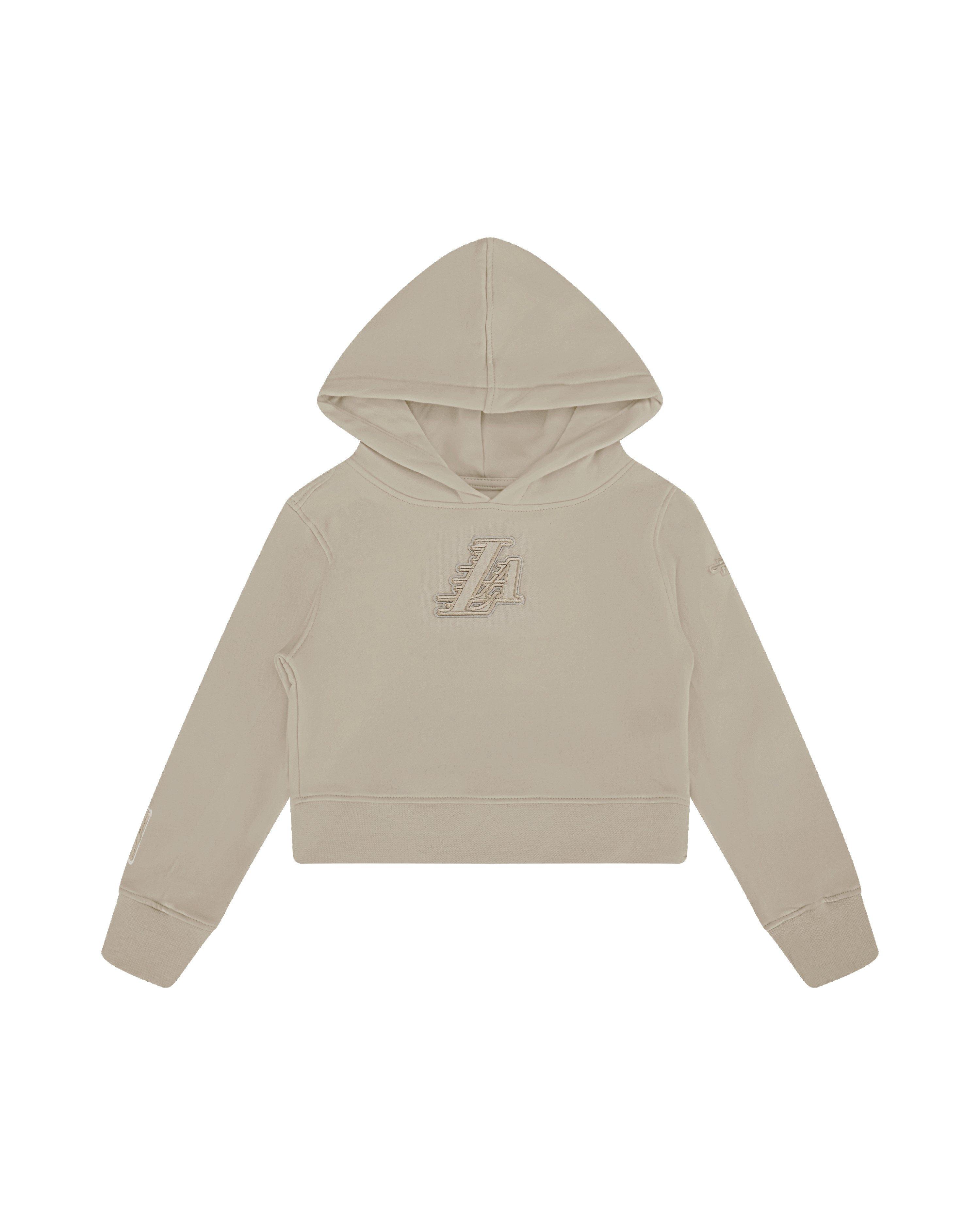 Pro Standard Toddler Girls' NBA Los Angeles Lakers Neutral PO Hoodie - Stone - STONE Thumbnail View 1