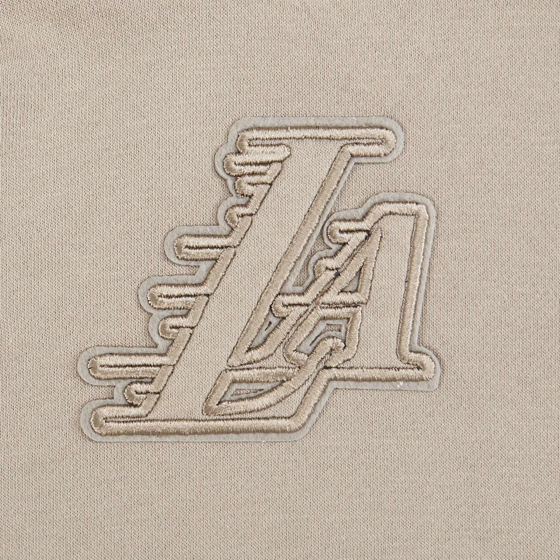 Pro Standard Toddler Girls' NBA Los Angeles Lakers Neutral PO Hoodie -Stone - STONE Thumbnail View 3