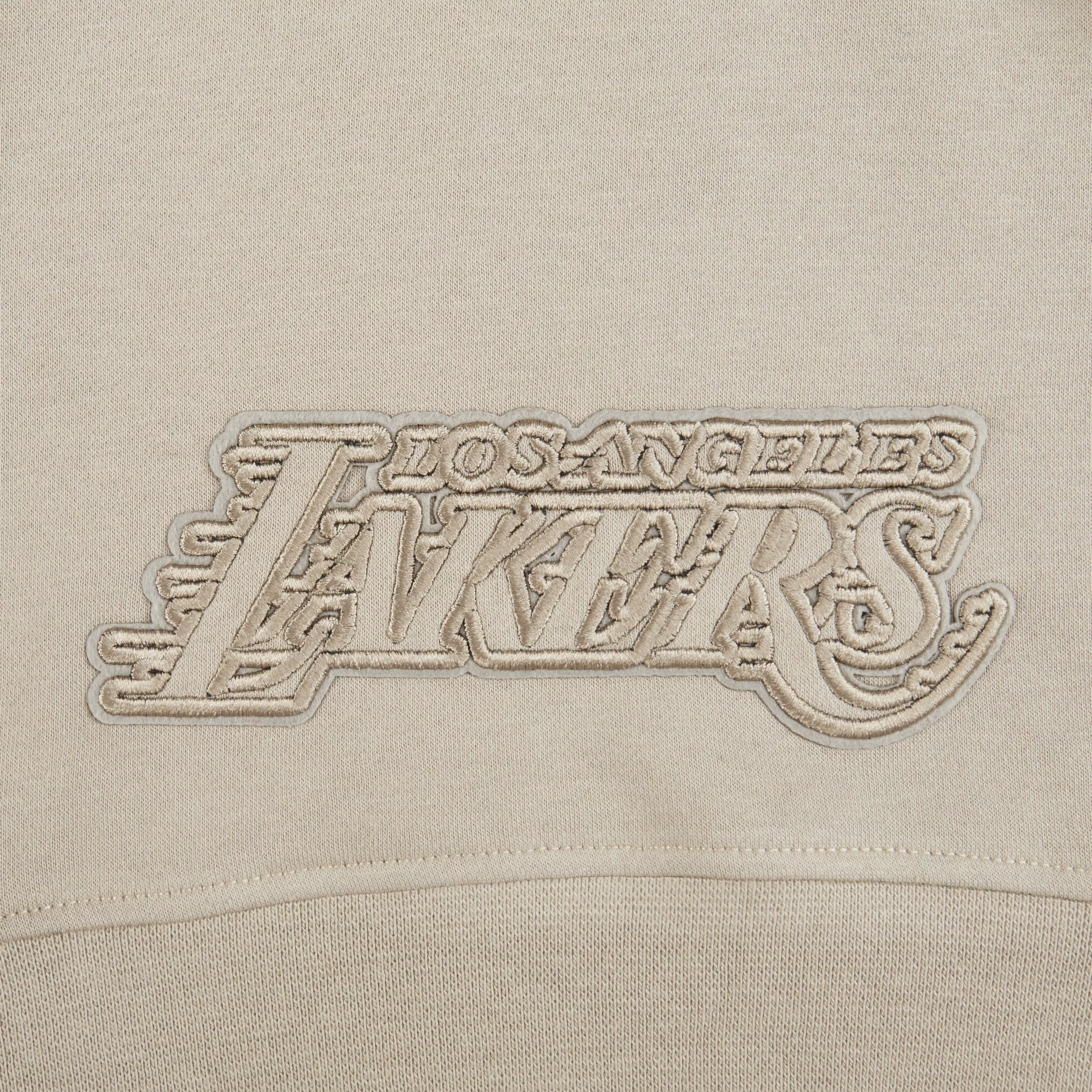 Pro Standard Toddler Girls' NBA Los Angeles Lakers Neutral PO Hoodie -Stone - STONE