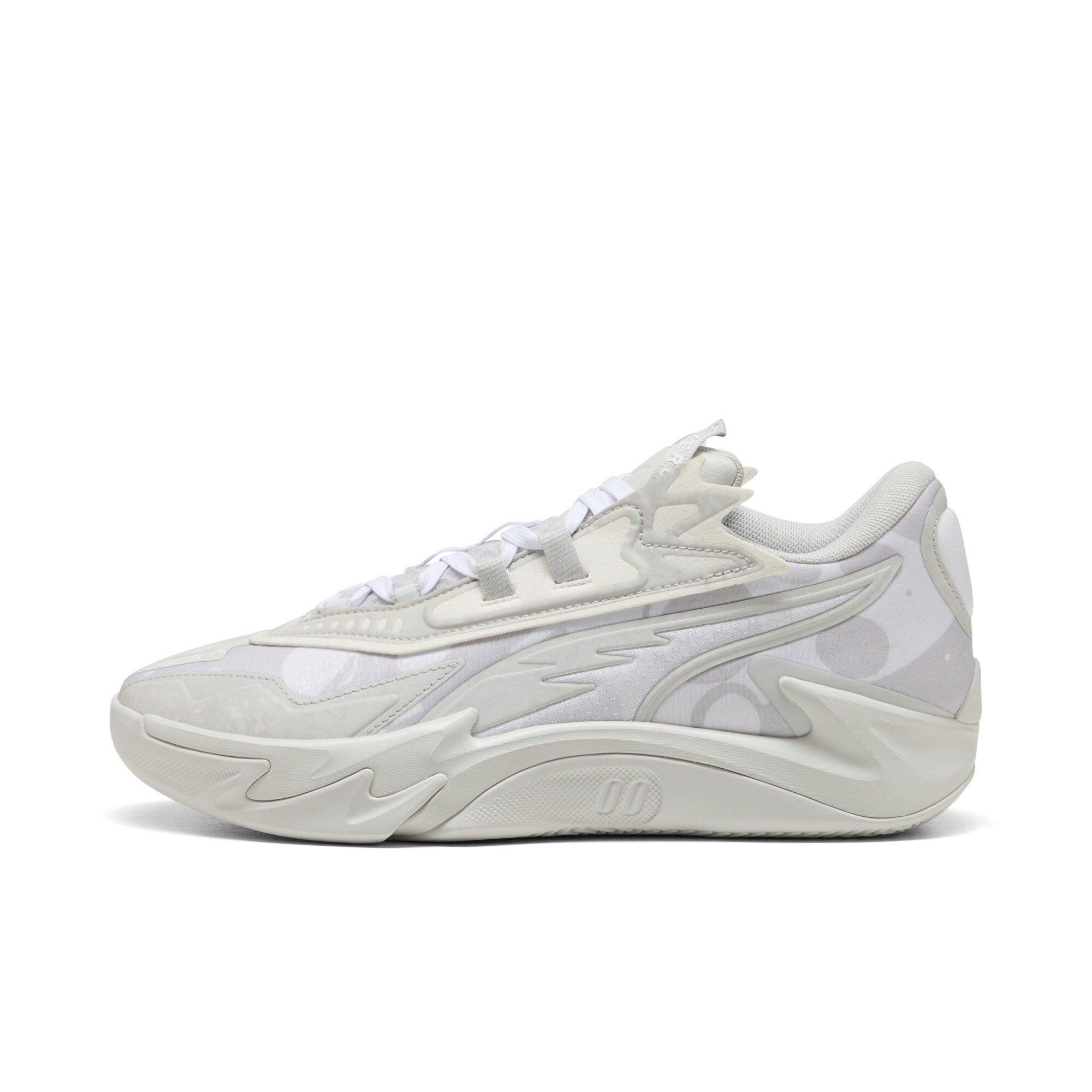PUMA Scoot Zeros II "Glacial Grey/PUMA White" Men's Basketball Shoe - GREY/WHITE Thumbnail View 2