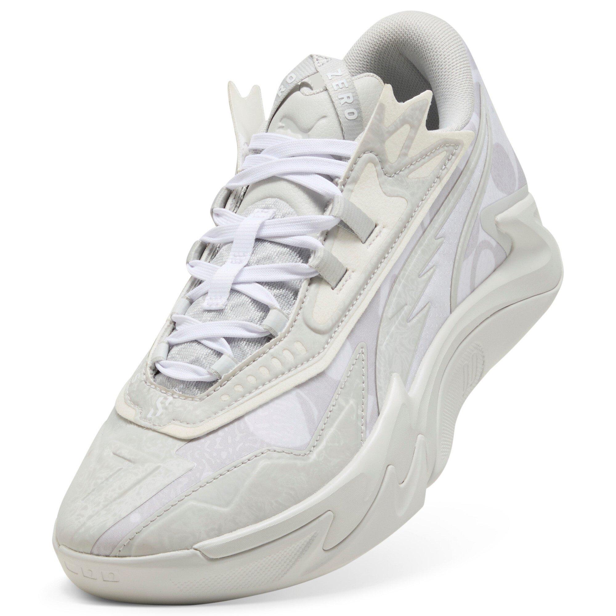 PUMA Scoot Zeros II "Glacial Grey/PUMA White" Men's Basketball Shoe - GREY/WHITE Thumbnail View 5