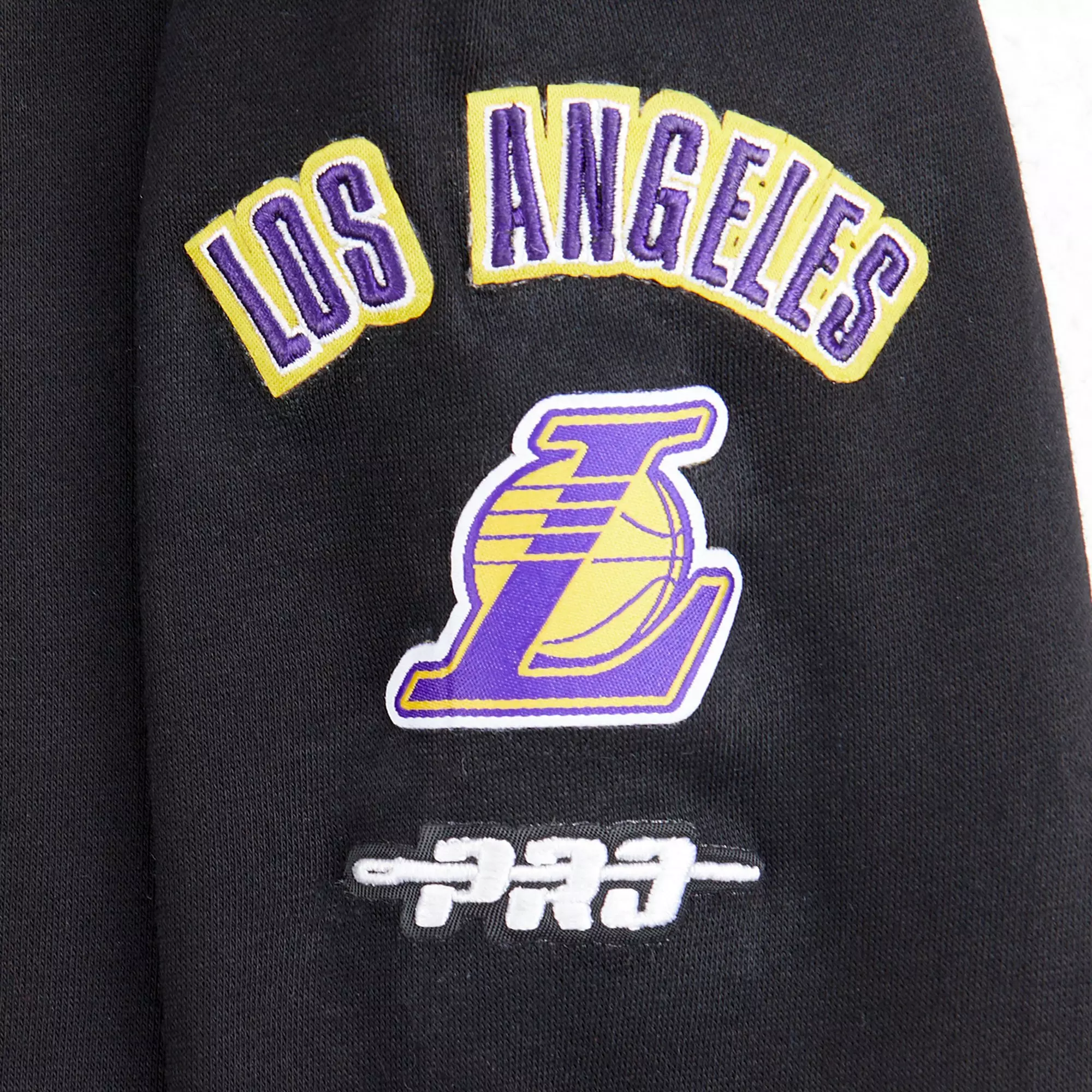 Pro Standard Toddler Girls' NBA Los Angeles Lakers Retro Classic Rib Fleece PO Hoodie -Black/Purple - BLACK/PURPLE
