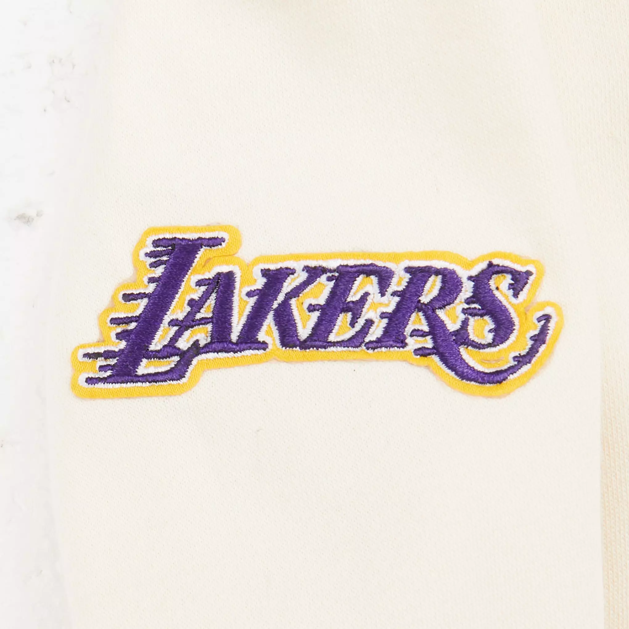 Pro Standard Toddler Girls' NBA Los Angeles Lakers Retro Classic Rib Fleece PO Hoodie - White/Purple - WHITE/PURPLE