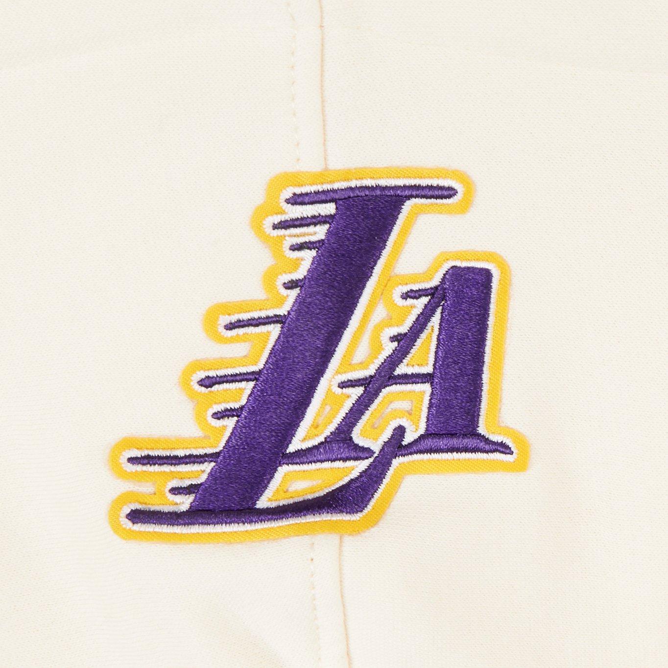 Pro Standard Toddler Girls' NBA Los Angeles Lakers Retro Classic Rib Fleece PO Hoodie -White/Purple - WHITE/PURPLE Thumbnail View 6