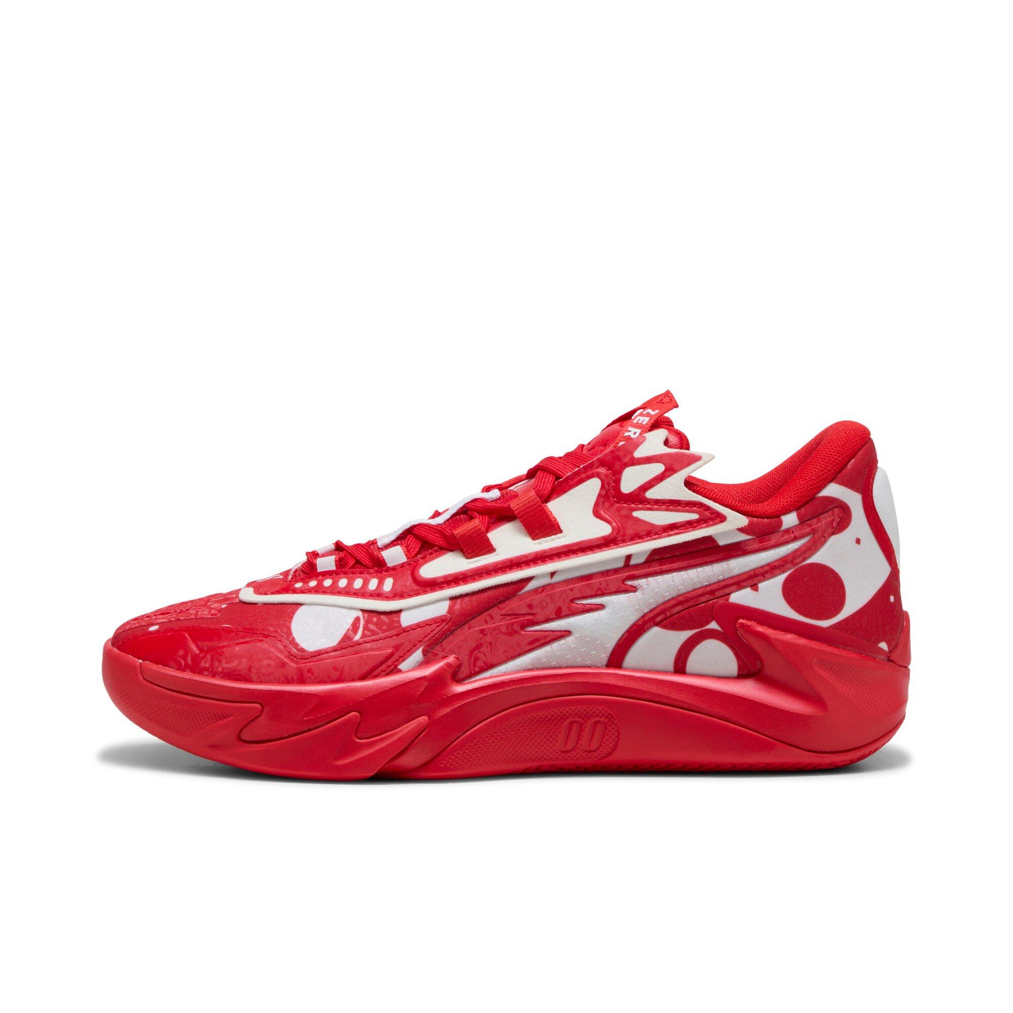 PUMA Scoot Zeros II "For All Time Red/PUMA White" Men's Basketball Shoe - RED/WHITE Thumbnail View 2
