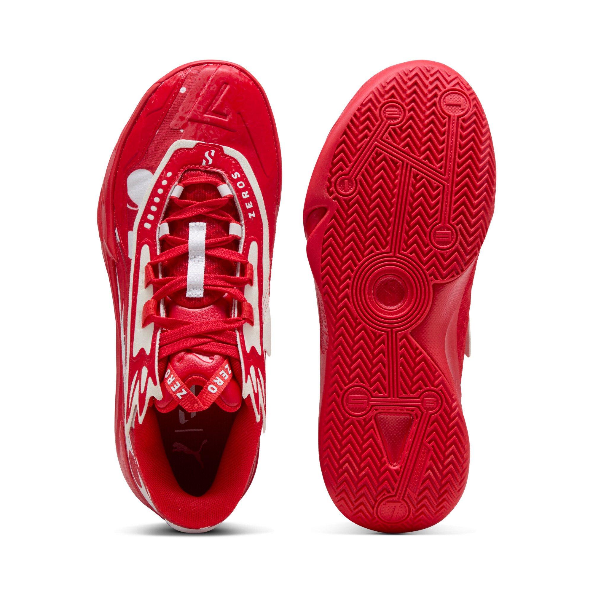 PUMA Scoot Zeros II "For All Time Red/PUMA White" Men's Basketball Shoe - RED/WHITE Thumbnail View 4