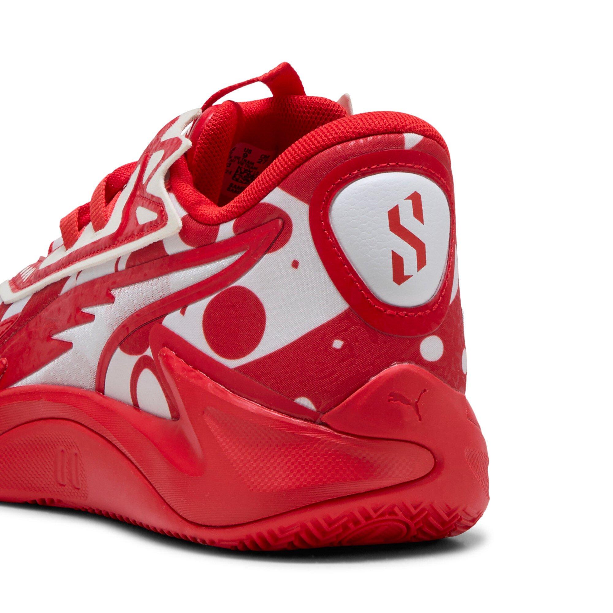 PUMA Scoot Zeros II "For All Time Red/PUMA White" Men's Basketball Shoe - RED/WHITE Thumbnail View 6