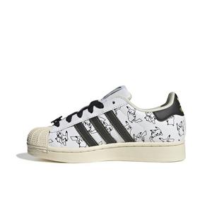 adidas Originals Pok&eacute;mon Superstar II "Pikachu" Grade School Kids' Shoe - WHITE/BLACK/GOLD