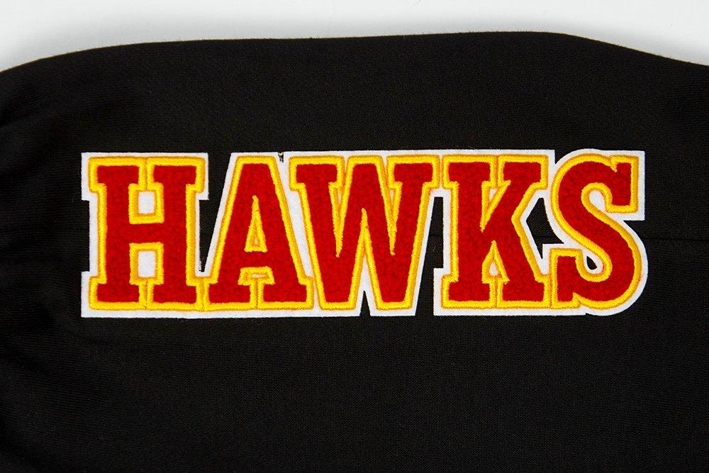 Pro Standard Big Boys' NBA Atlanta Hawks Classic Fleece Sweatpants -Black - BLACK Thumbnail View 4