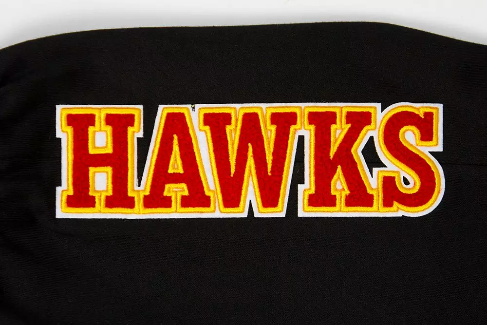 Pro Standard Big Boys' NBA Atlanta Hawks Classic Fleece Sweatpants -Black - BLACK