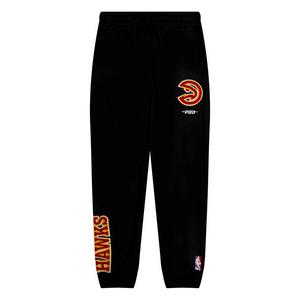 Pro Standard Big Boys' NBA Atlanta Hawks Classic Fleece Sweatpants -Black