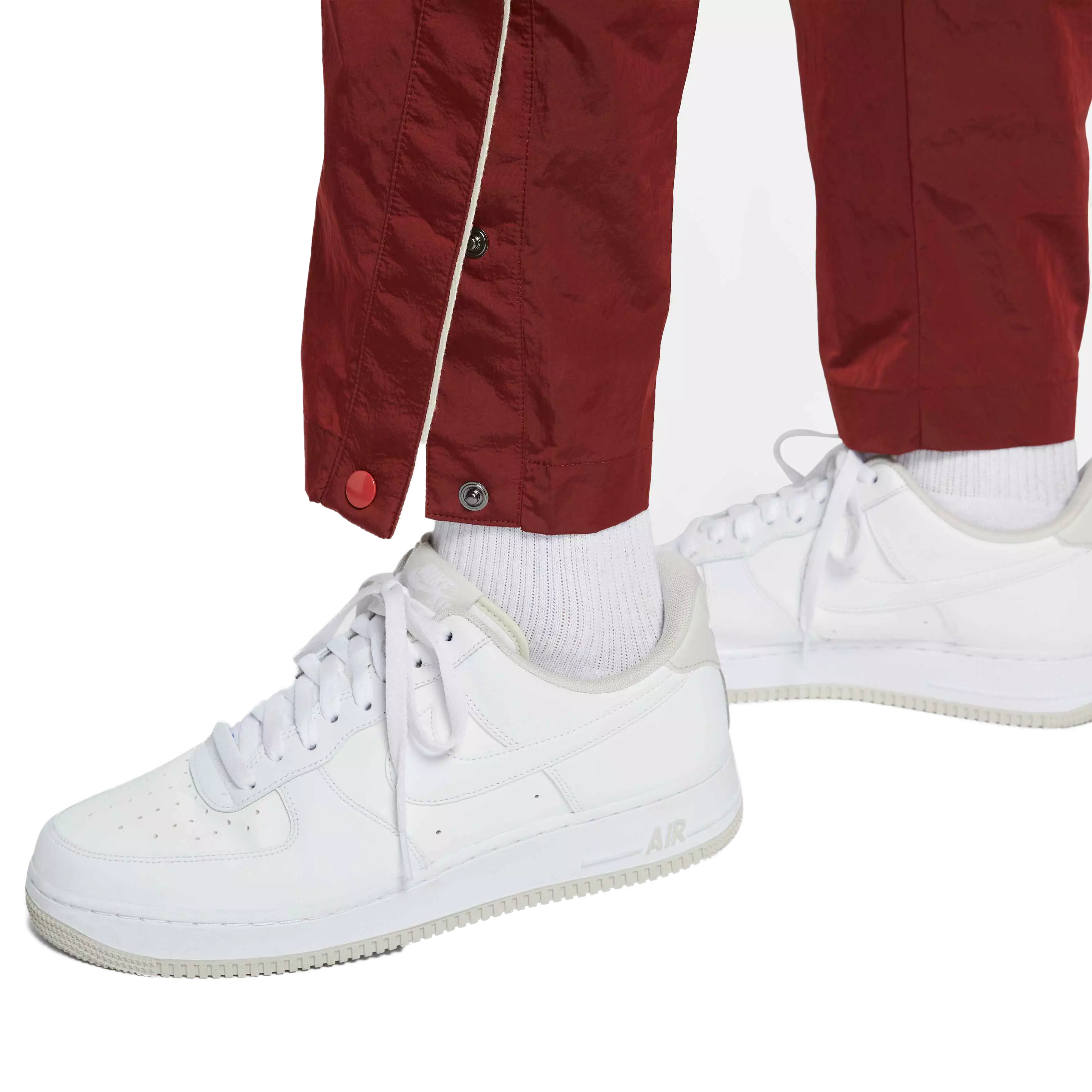 Nike Men's Sportswear Woven Unlined Tearaway Pants - RED