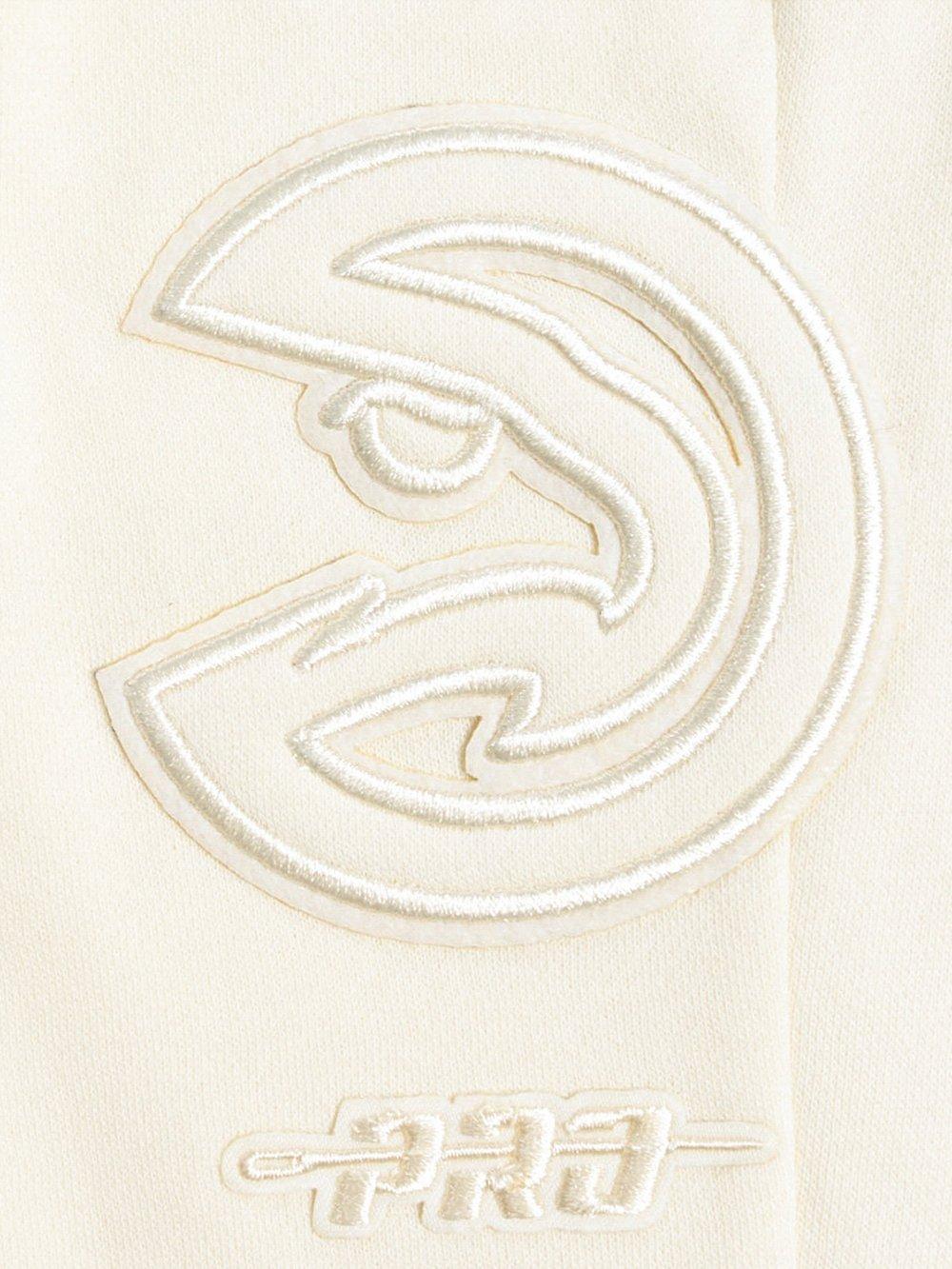 Pro Standard Big Boys' NBA Atlanta Hawks Neutral Fleece Sweatpants - Cream - CREAM Thumbnail View 3