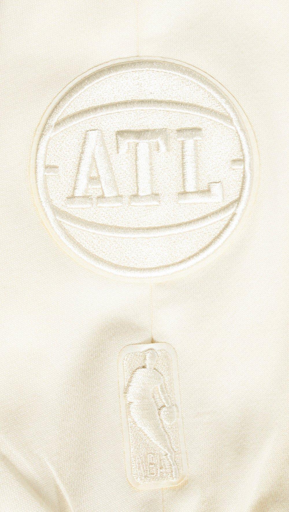 Pro Standard Big Boys' NBA Atlanta Hawks Neutral Fleece Sweatpants - Cream - CREAM Thumbnail View 4