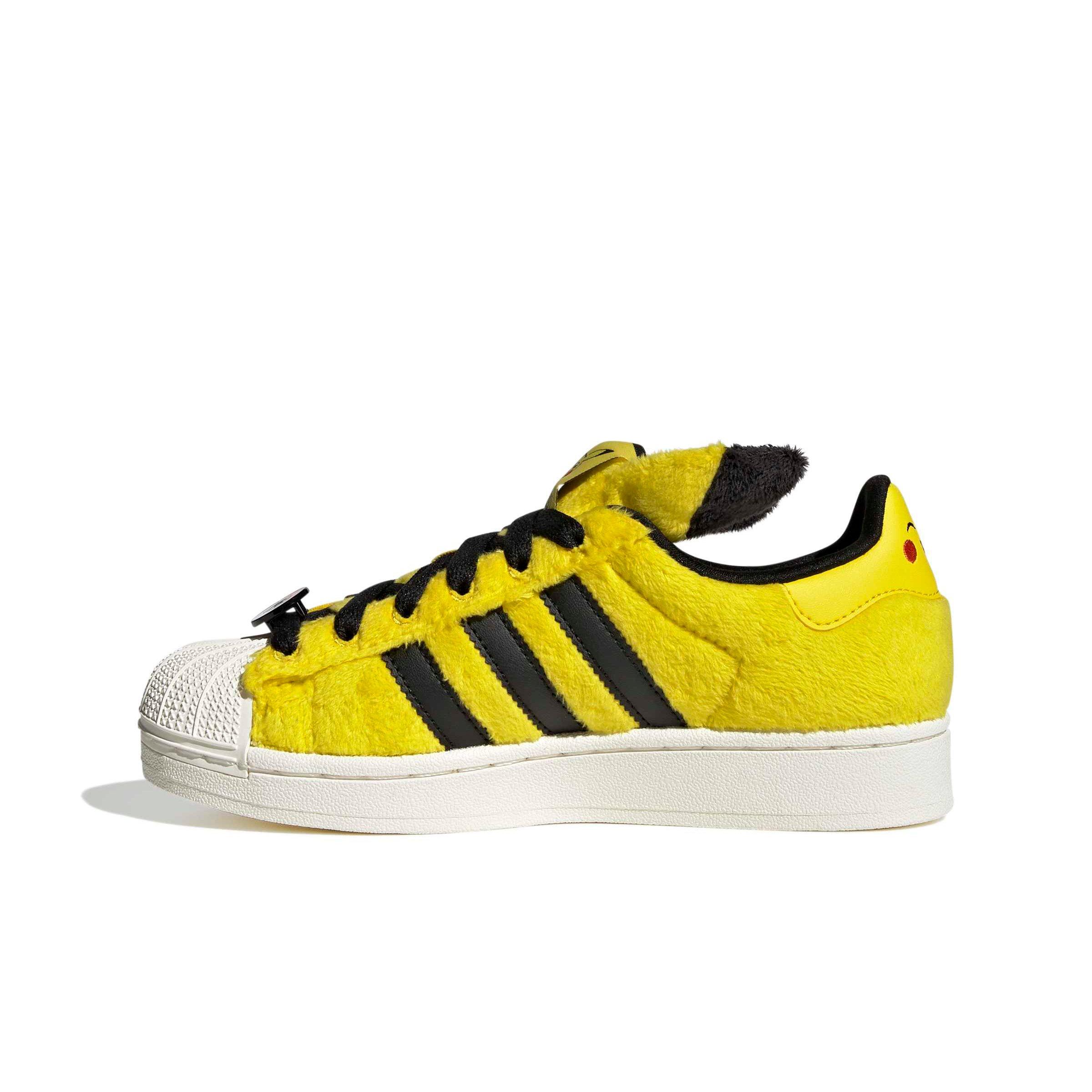 adidas Originals Pok&eacute;mon Superstar II "Yellow" Grade School Kids' Shoe - YELLOW/YELLOW/BLACK