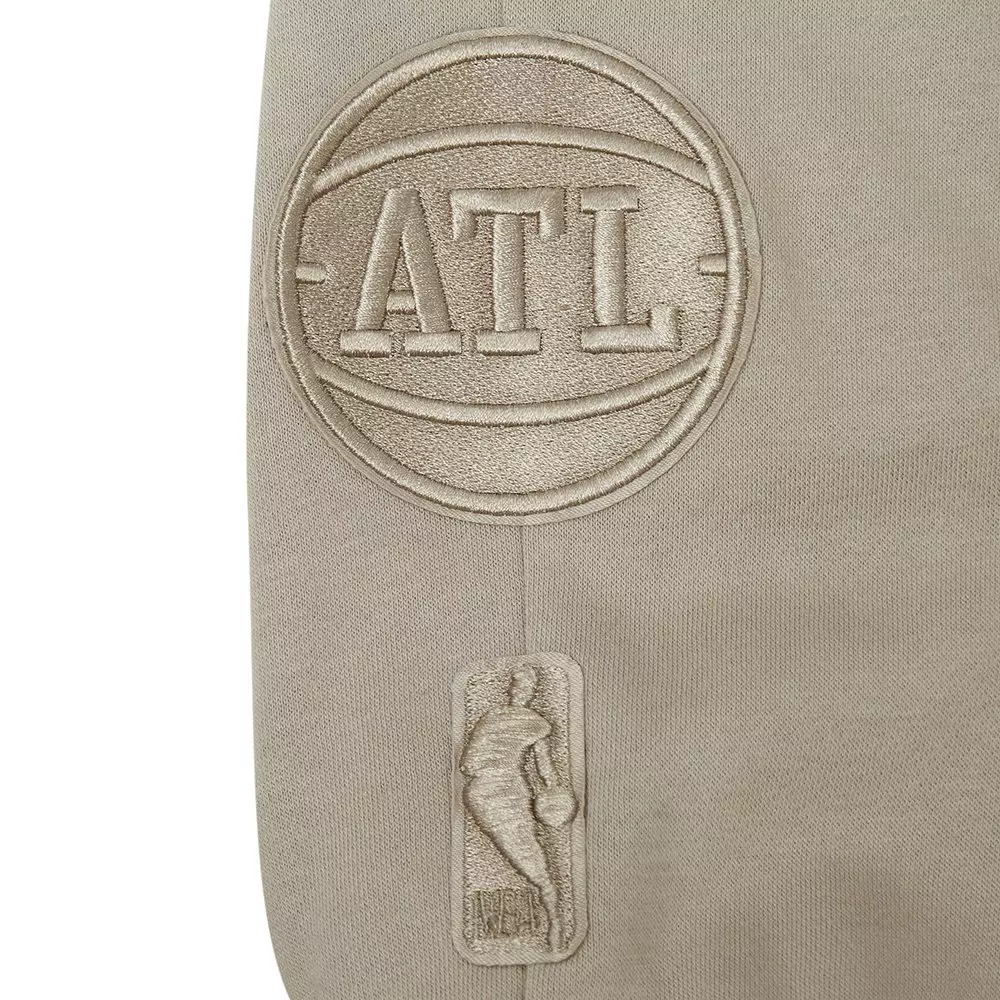 Pro Standard Big Boys' NBA Atlanta Hawks Neutral Fleece Sweatpants -Stone - STONE