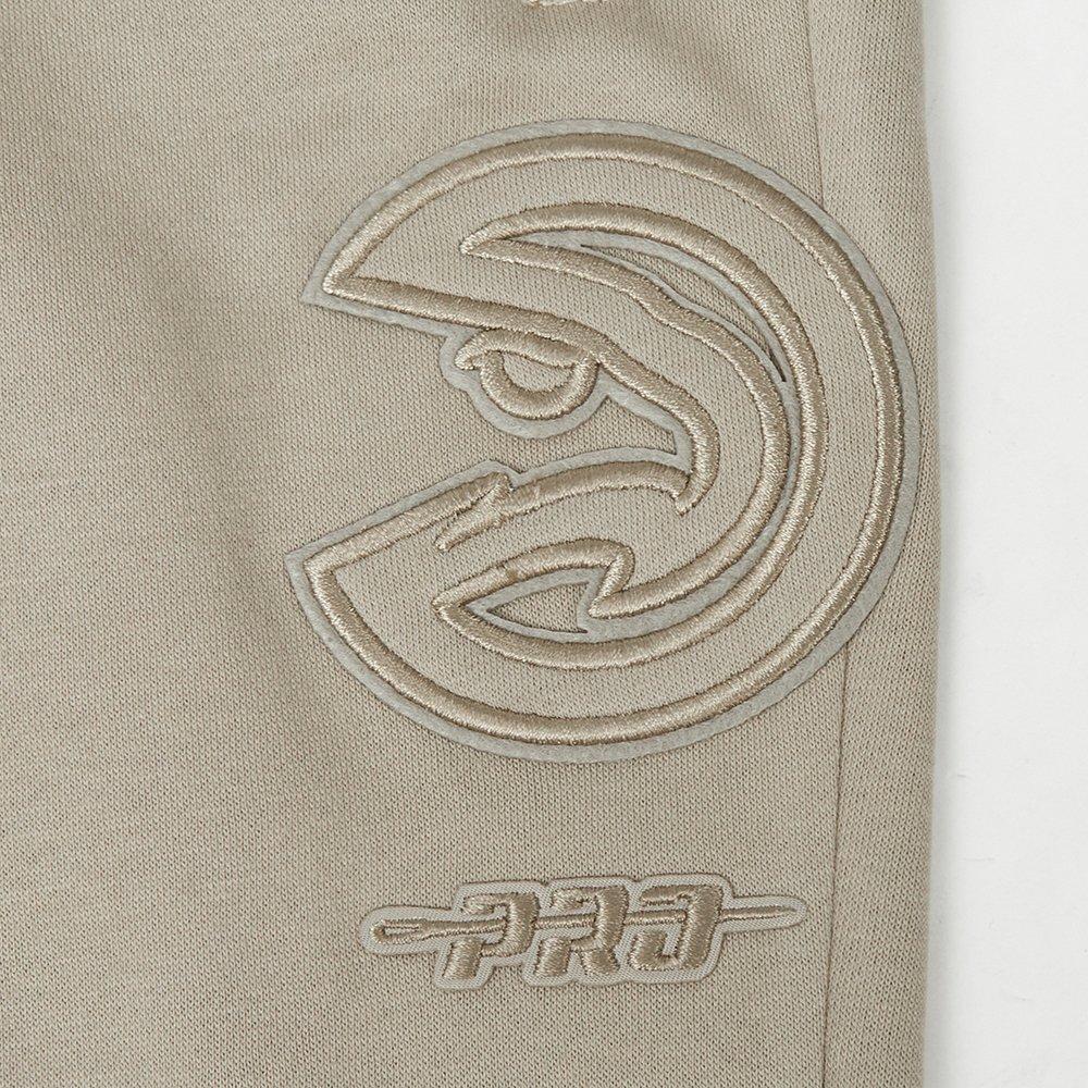 Pro Standard Big Boys' NBA Atlanta Hawks Neutral Fleece Sweatpants -Stone - STONE Thumbnail View 4