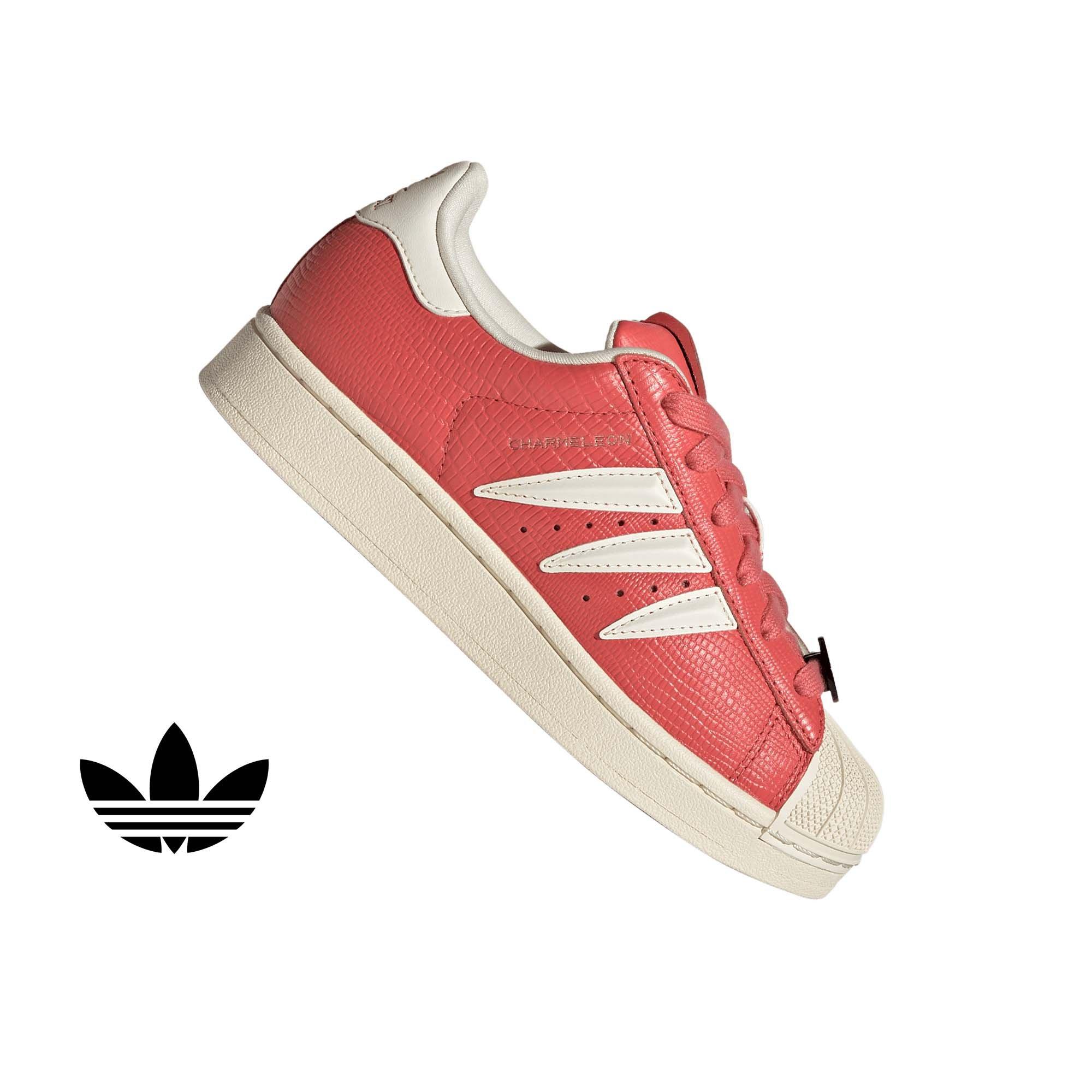 adidas Originals Pokémon Superstar II "Charmeleon" Grade School Kids' Shoe - SCARLET/SCARLET/CREAM