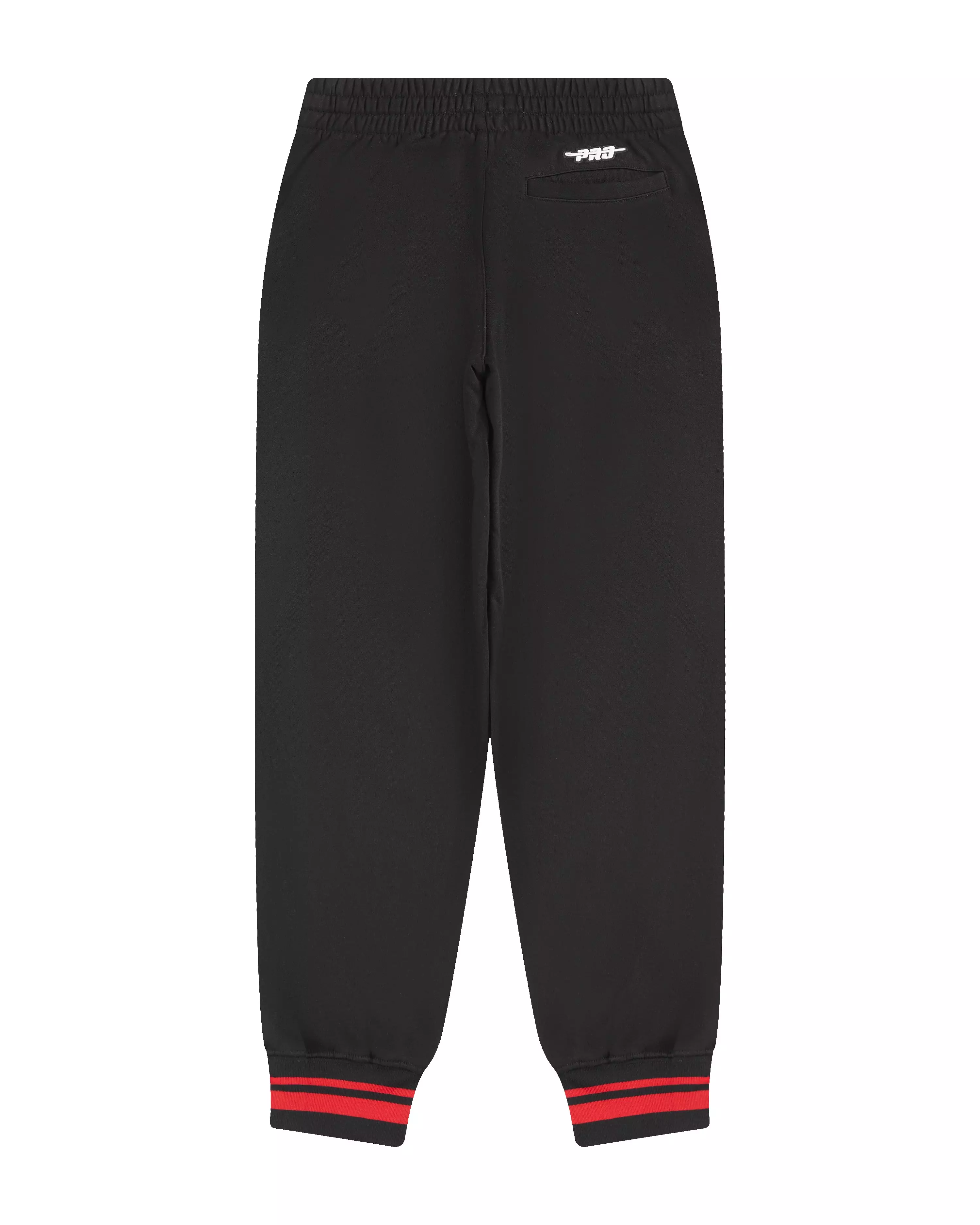 Pro Standard Big Boys' NBA Atlanta Hawks Retro Classic Rib Fleece Sweatpants -Black/Red - BLACK/RED